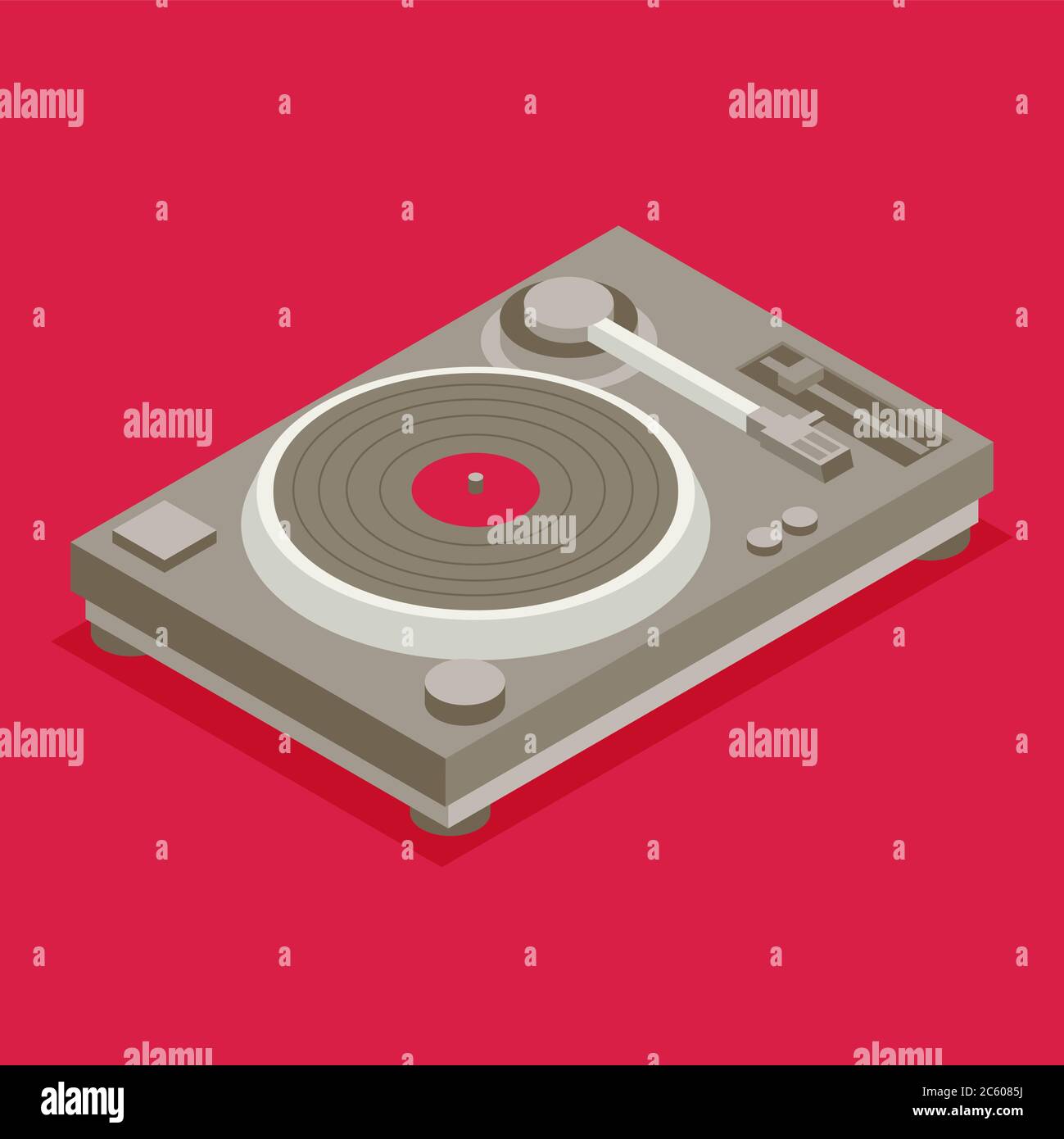 Record deck Stock Vector Images Alamy