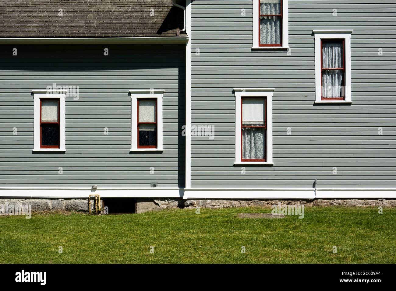 Historic Stewart Farm house in Elgin Heritage Park in Surrey, BC