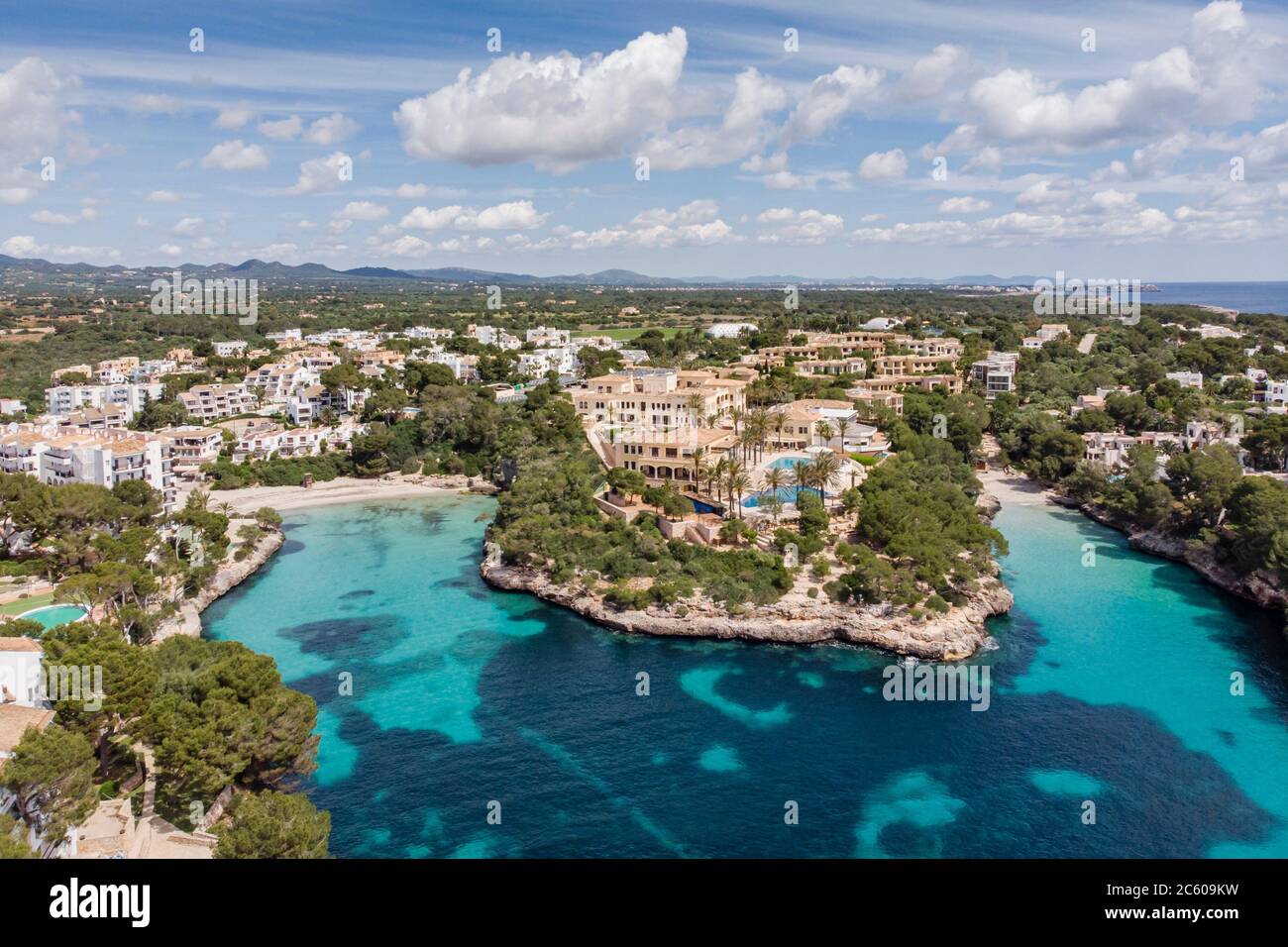 Cala Ferrera and Cala Serena, Cala d'Or, Santanyi, Mallorca, Balearic