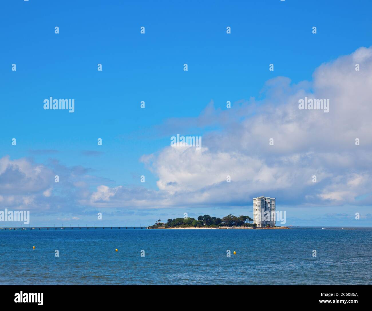 Toralla island Stock Photo