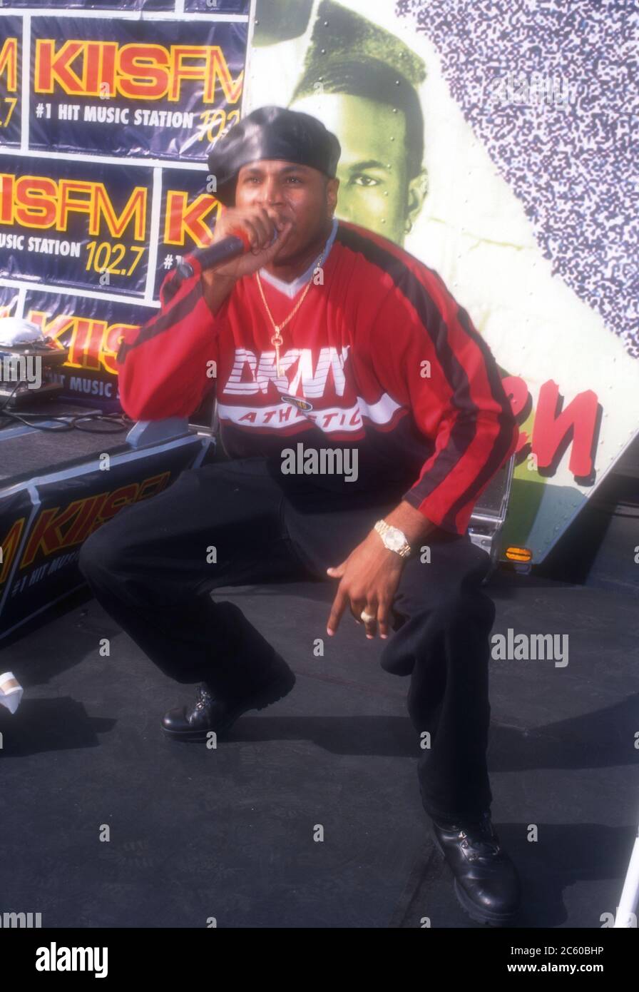 Los Angeles, California, USA 9th December 1995 Singer/actor LL Cool J attends KIIS FM Promotion Concert on December 9, 1995 in Los Angeles, California, USA. Photo by Barry King/Alamy Stock Photo Stock Photo