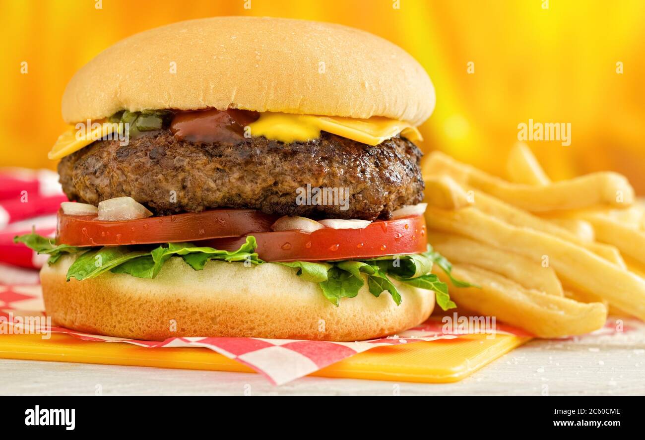 Beef veal burger hires stock photography and images Alamy