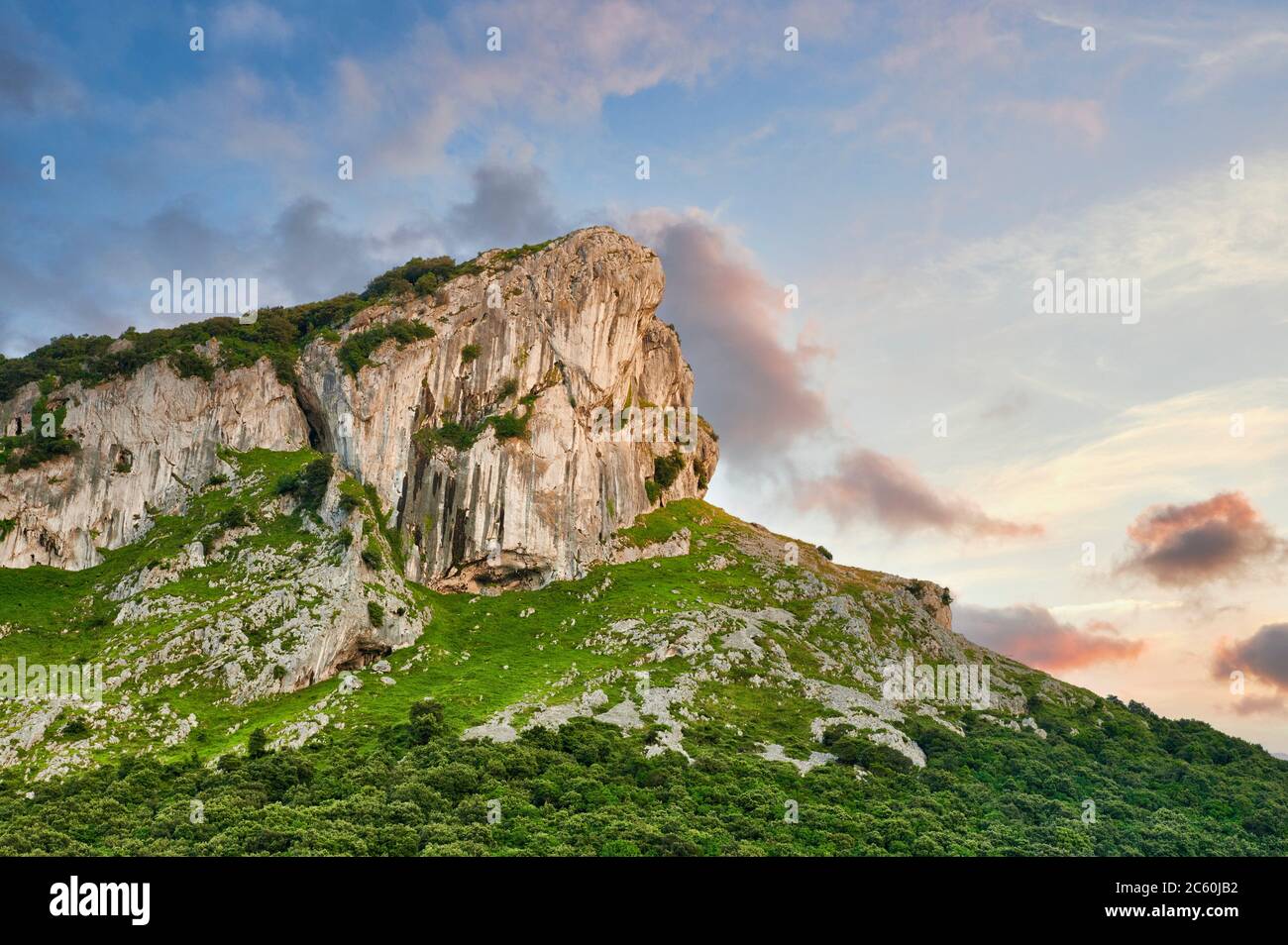 Monte Cerredo, Castro Urdiales, Cantabria, Spain, Europe. Stock Photo