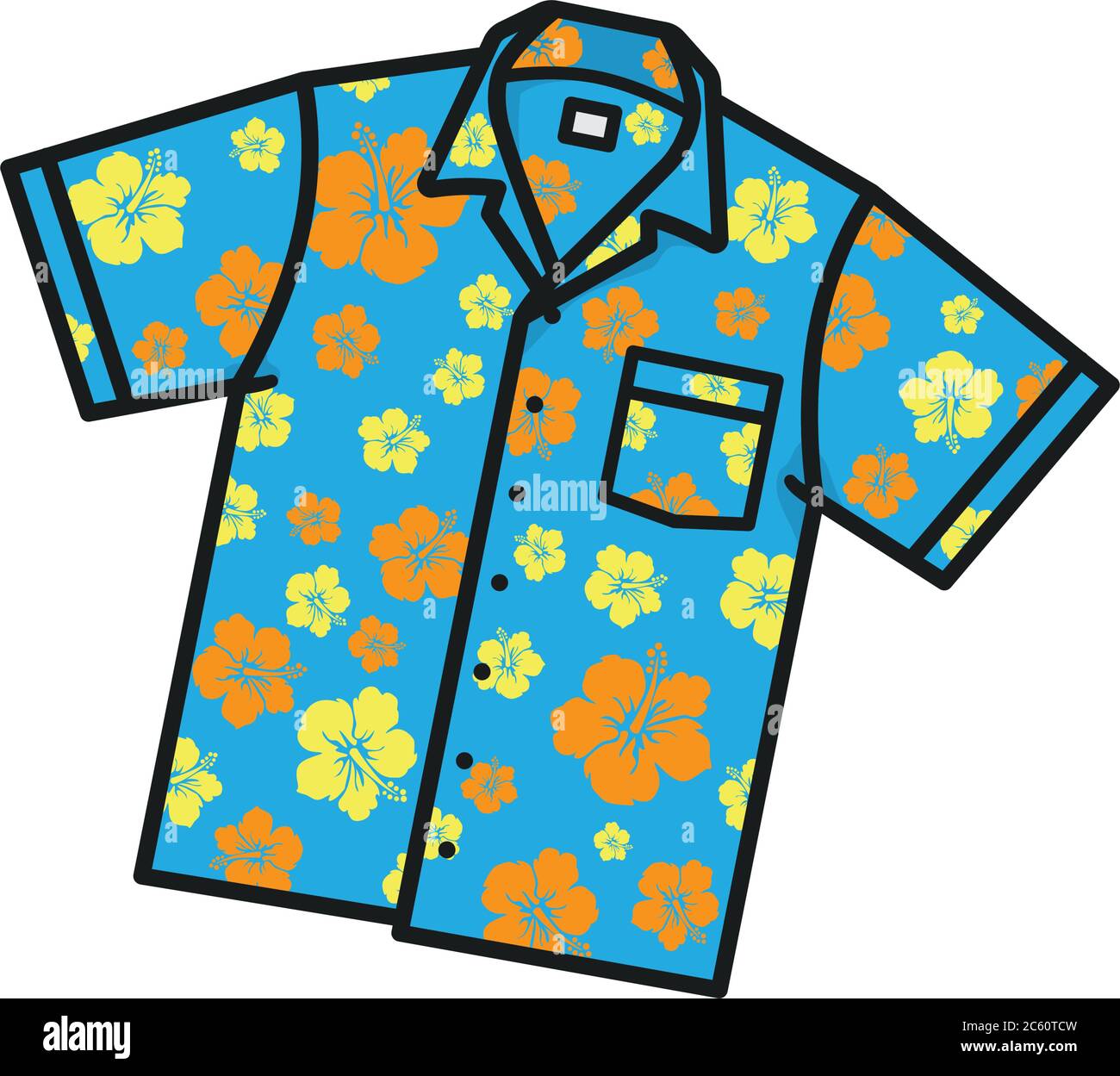 Hawaiian Shirt Man Cliparts, Stock Vector and Royalty Free Hawaiian Shirt  Man Illustrations