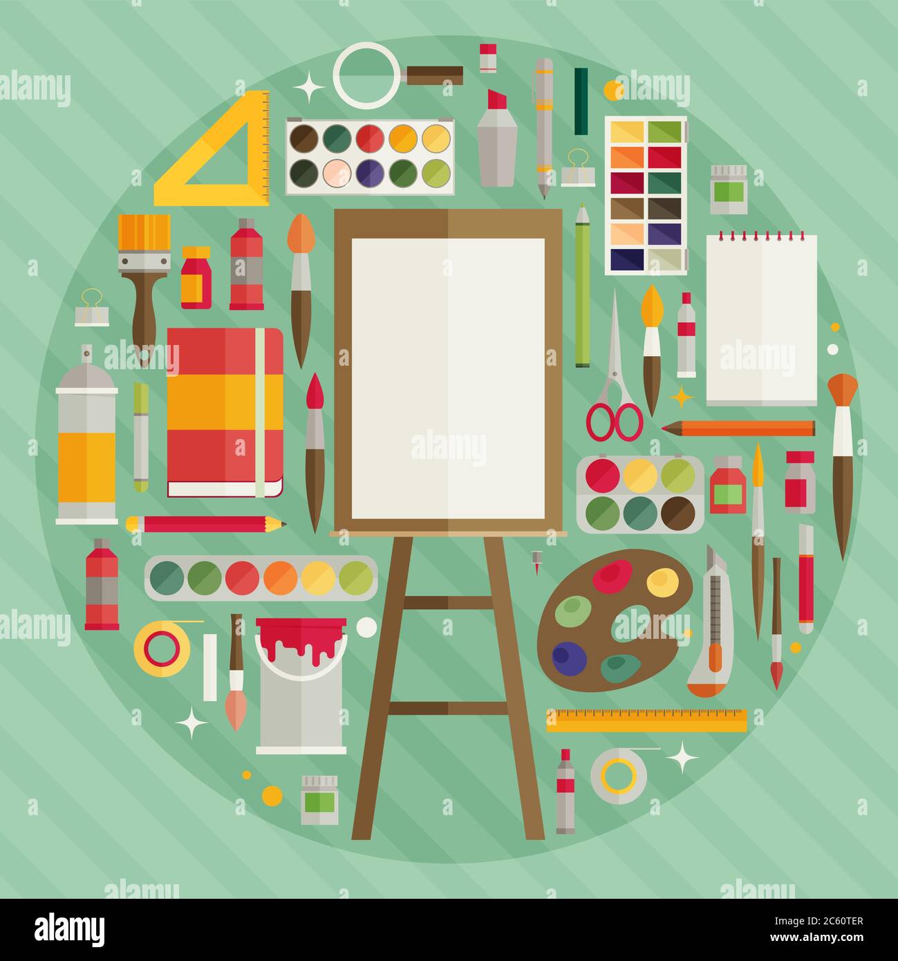 https://c8.alamy.com/comp/2C60TER/flat-design-vector-illustration-icons-set-of-art-supplies-art-instruments-for-painting-drawing-sketching-2C60TER.jpg