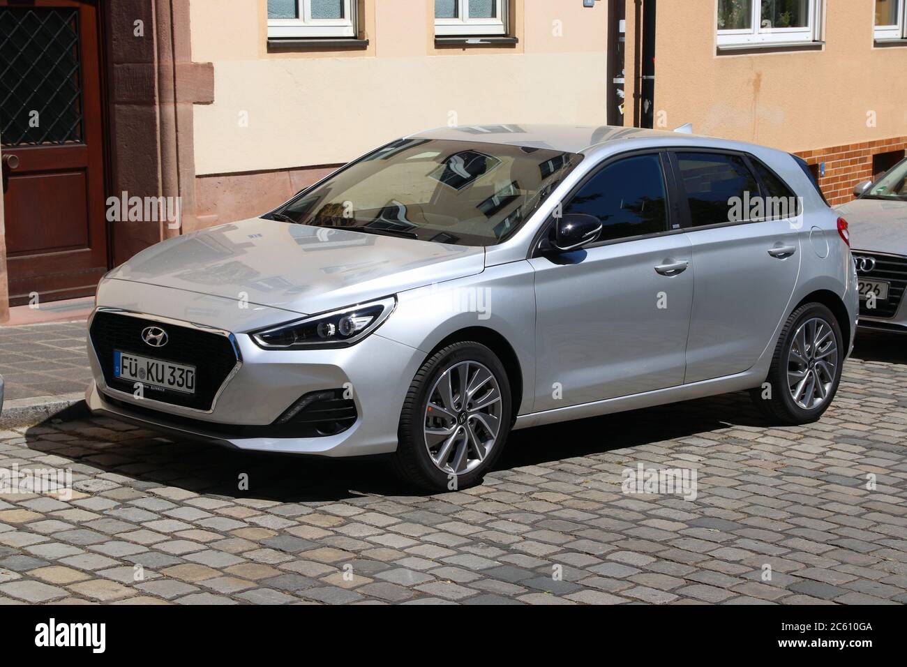 NUREMBERG, GERMANY - MAY 7, 2018: Silver Hyundai i30 compact car parked in  Germany. There were 45.8 million cars registered in Germany (as of 2017  Stock Photo - Alamy