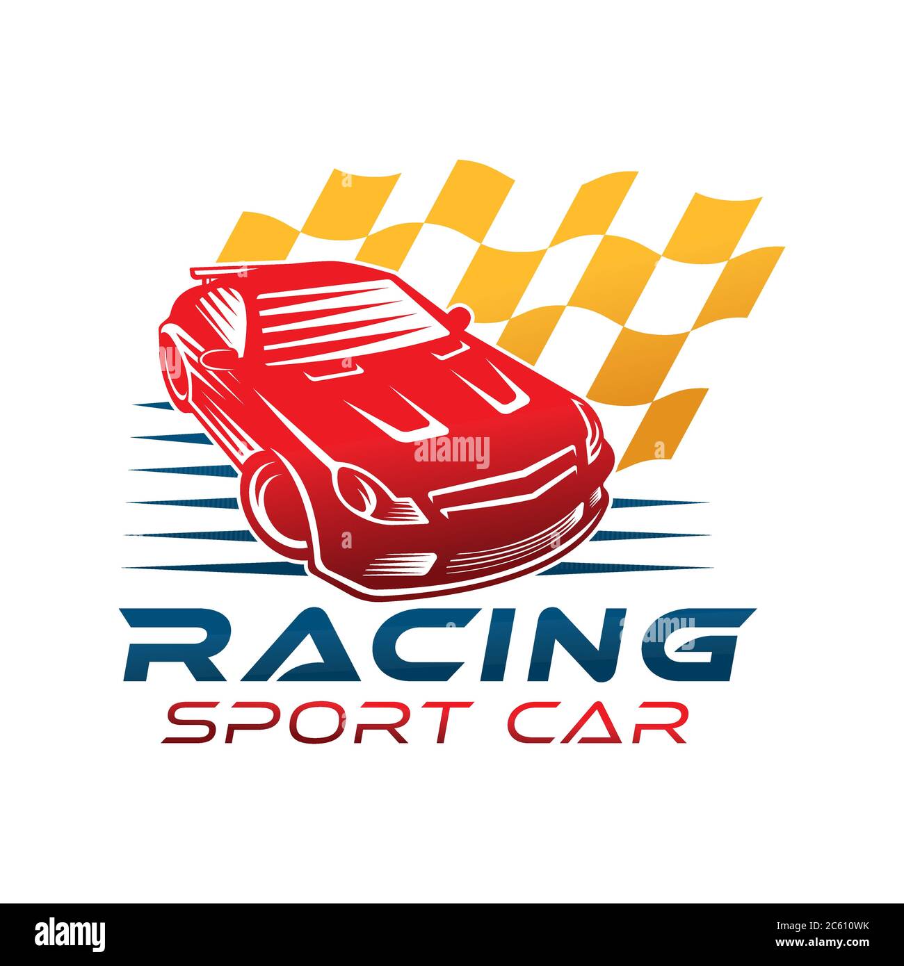 Auto Car Logo icon Vector Illustration template. Modern Sport Car vector logo icon silhouette design. Auto Car logo vector illustration for car repair Stock Vector