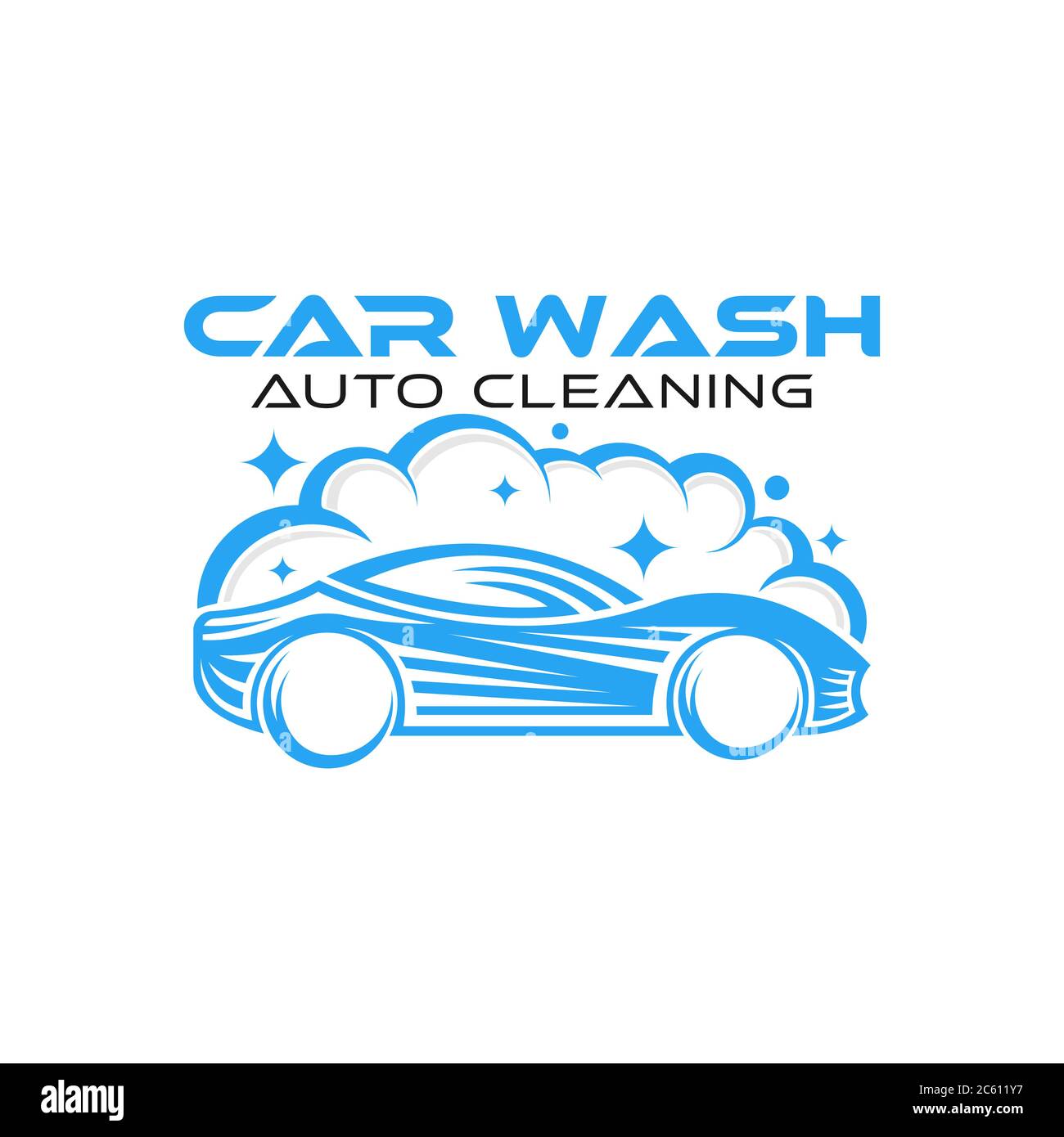 Car Wash Logo Vector Illustration template. Trendy Car Wash vector logo ...