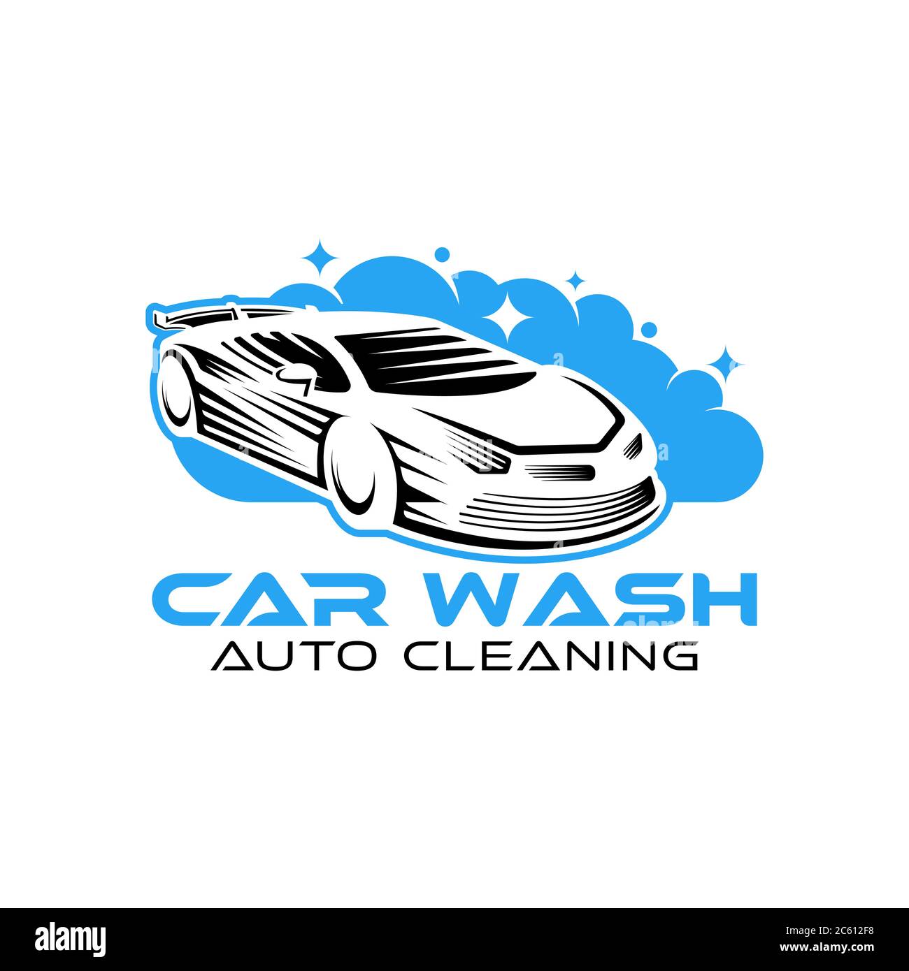 Car Wash Logo Vector Illustration template. Trendy Car Wash vector ...