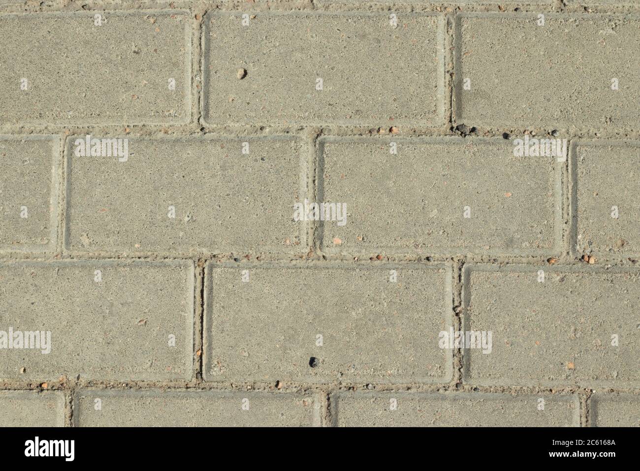 Stone brick wall or floor background. Textured copy space Stock Photo