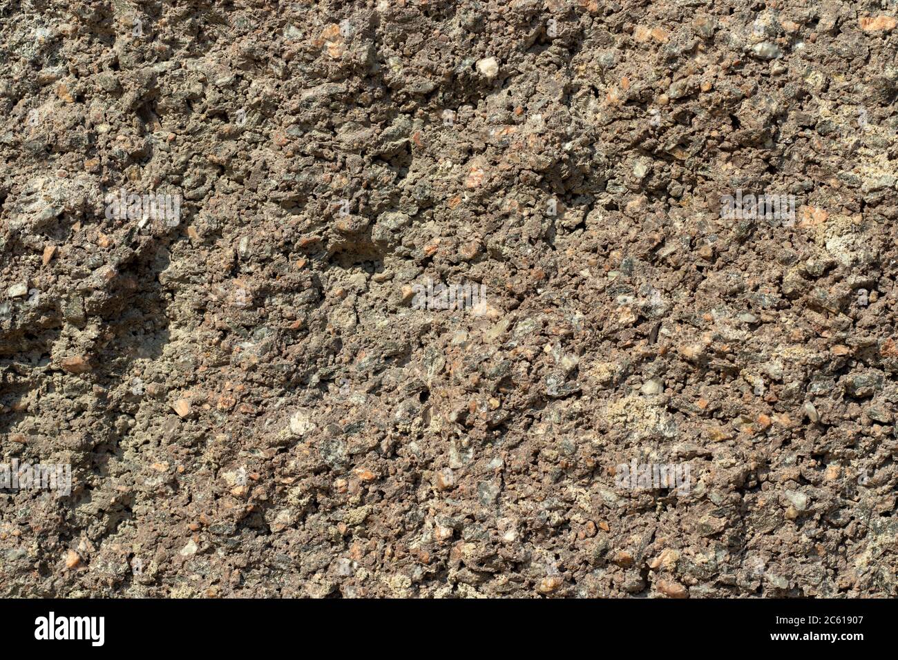 Rough stone surface textured background with copy space Stock Photo