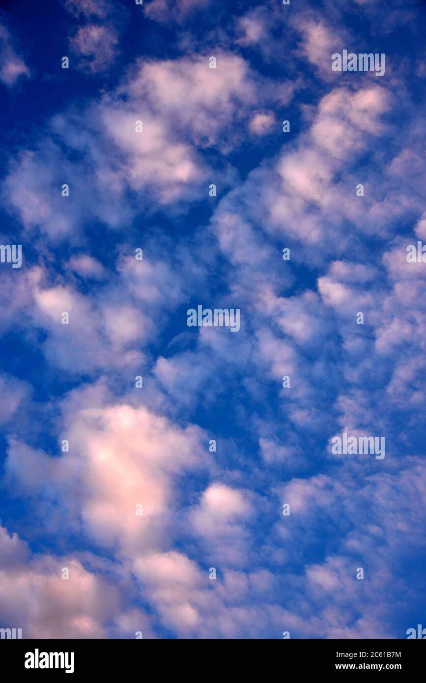 fluffy white clouds Stock Photo Alamy