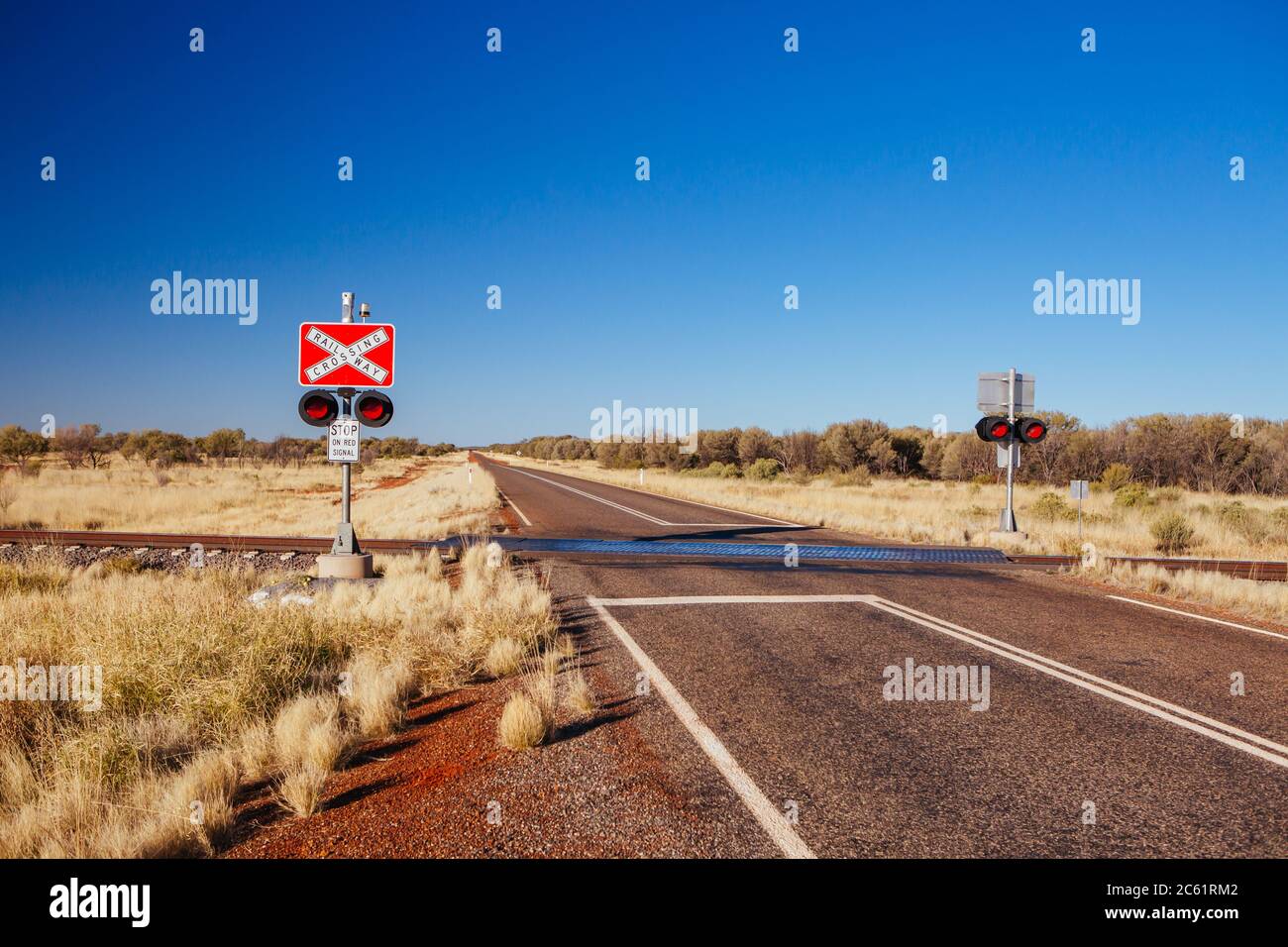 The Ghan Railway Northern Territory Australia Stock Photo