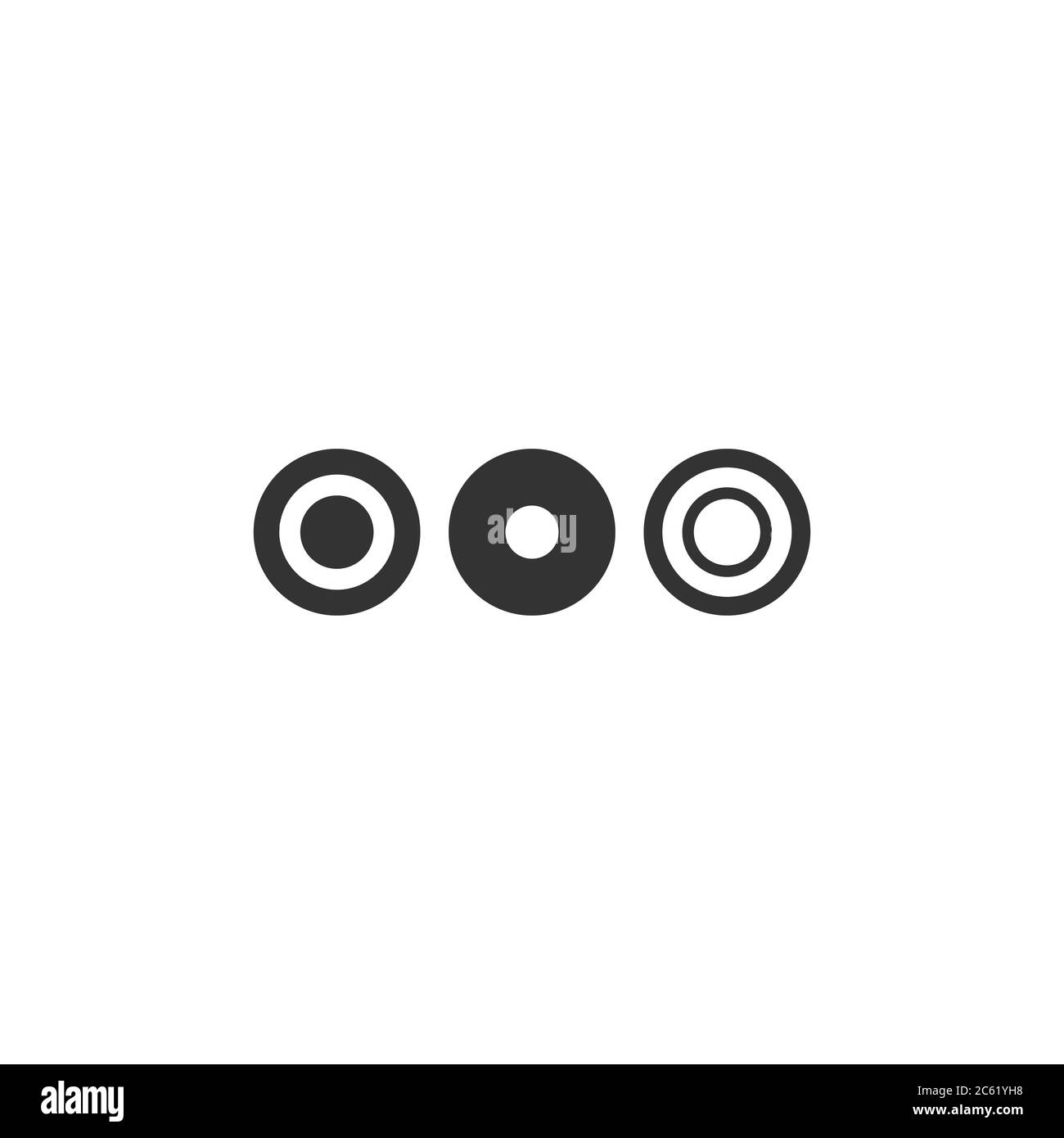 Three Dots Or Marks Of Omission Black Flat Icon Of Message Or Quote Bubble Isolated On White