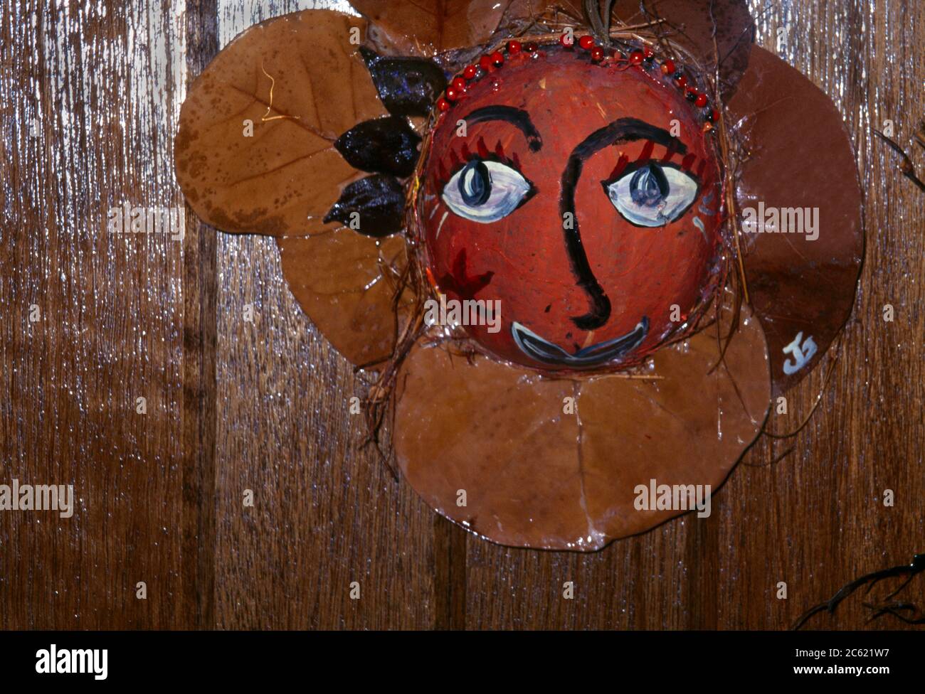 Mask St Eustatius Netherlands Antilles Stock Photo