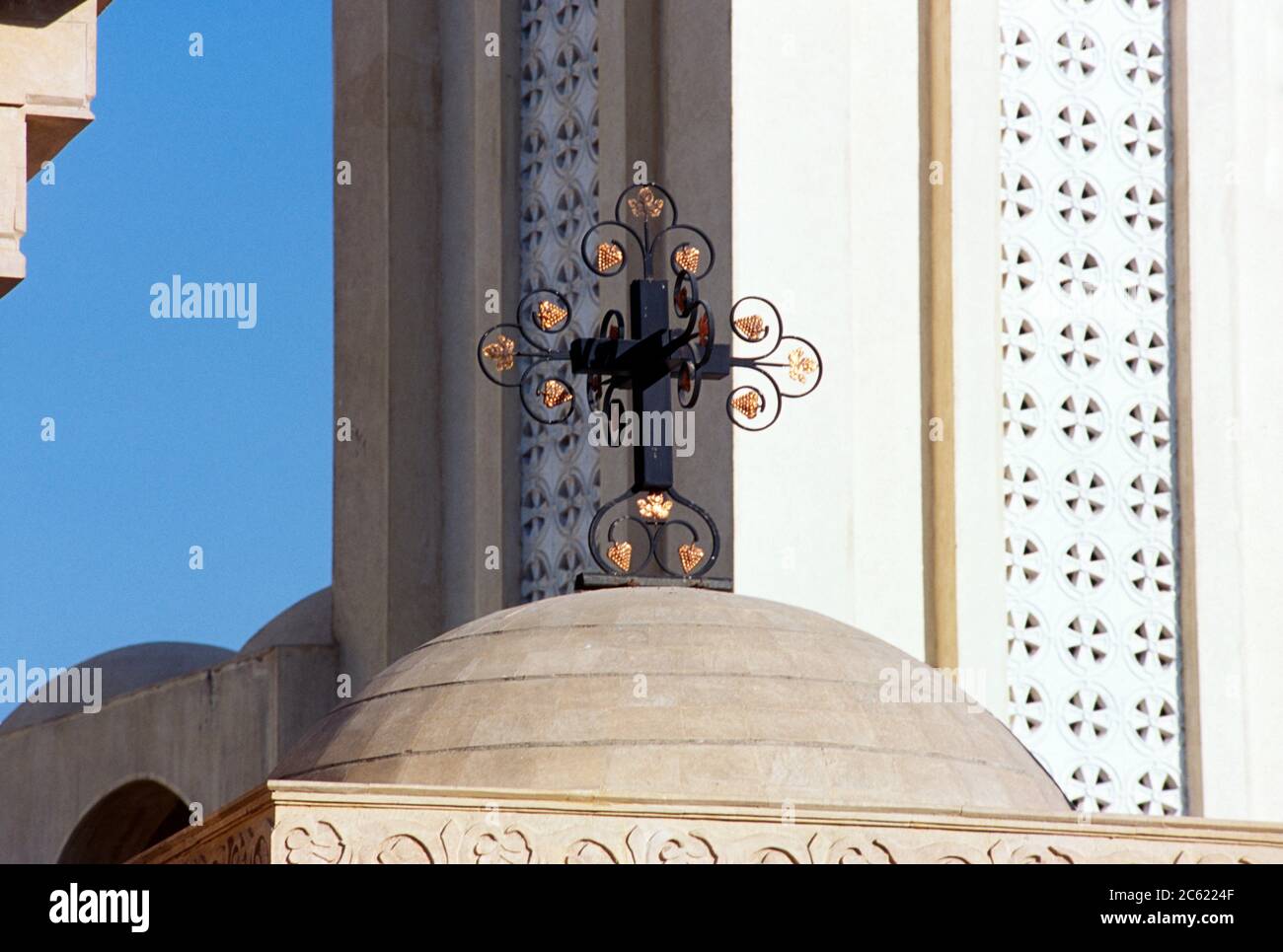 Archangel Michael Coptic Orthodox Cathedral Aswan Egypt Stock Photo