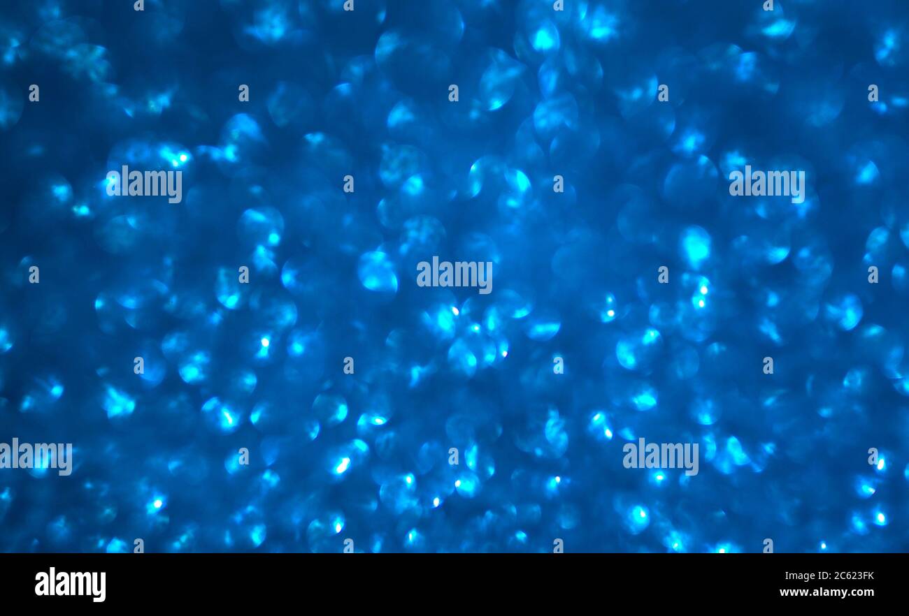 blue background with bubbles Stock Photo