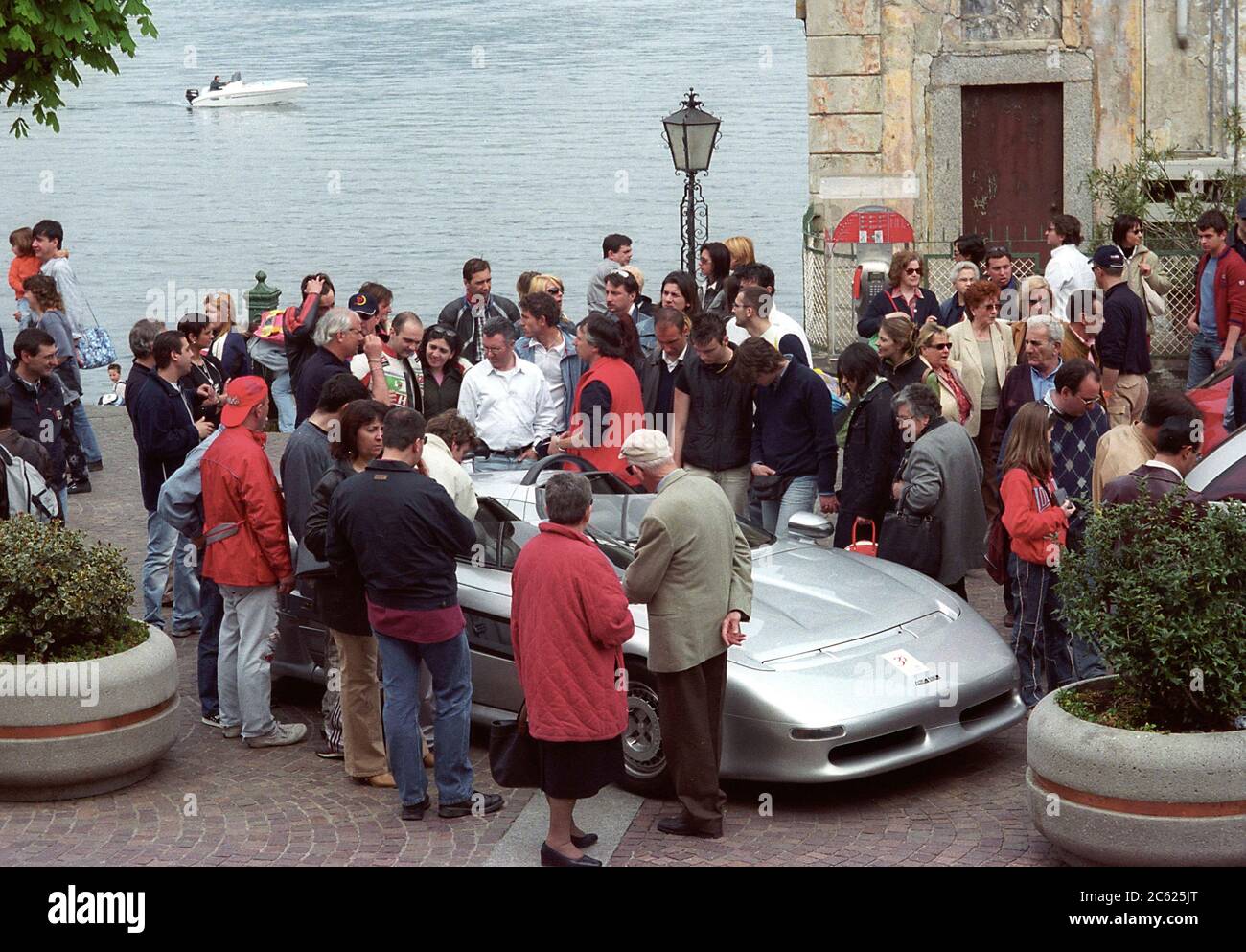 Ital Aztec(1988) on the ItalDesign 35th Anniversary drive to Villa D' Este Lake Como Italy 2003 Stock Photo