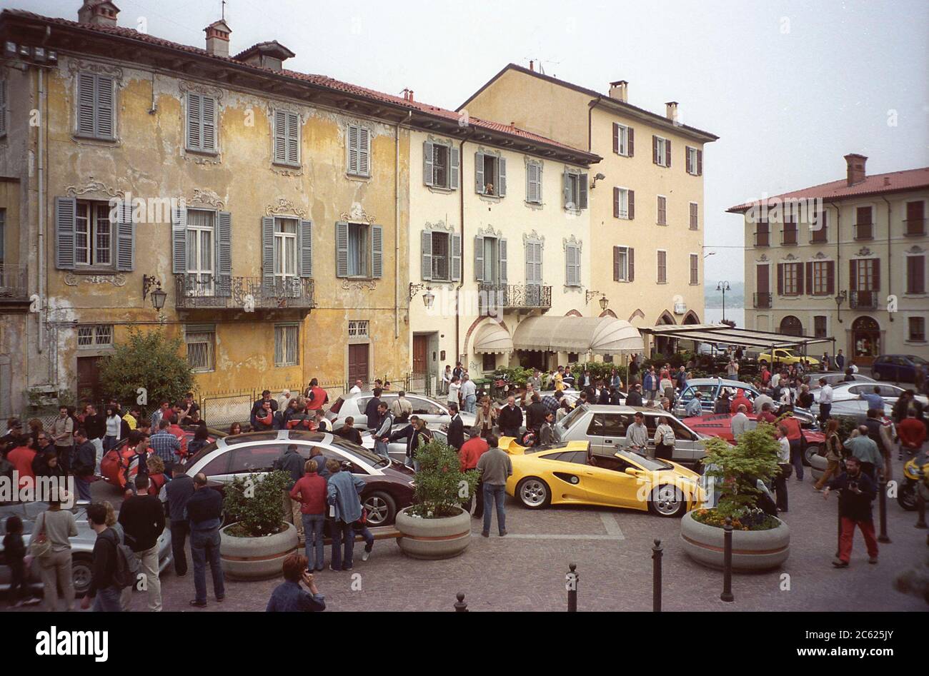 I Lamborghini Cala on the talDesign 35th Anniversary drive to Villa D' Este Lake Como Italy 2003 Stock Photo