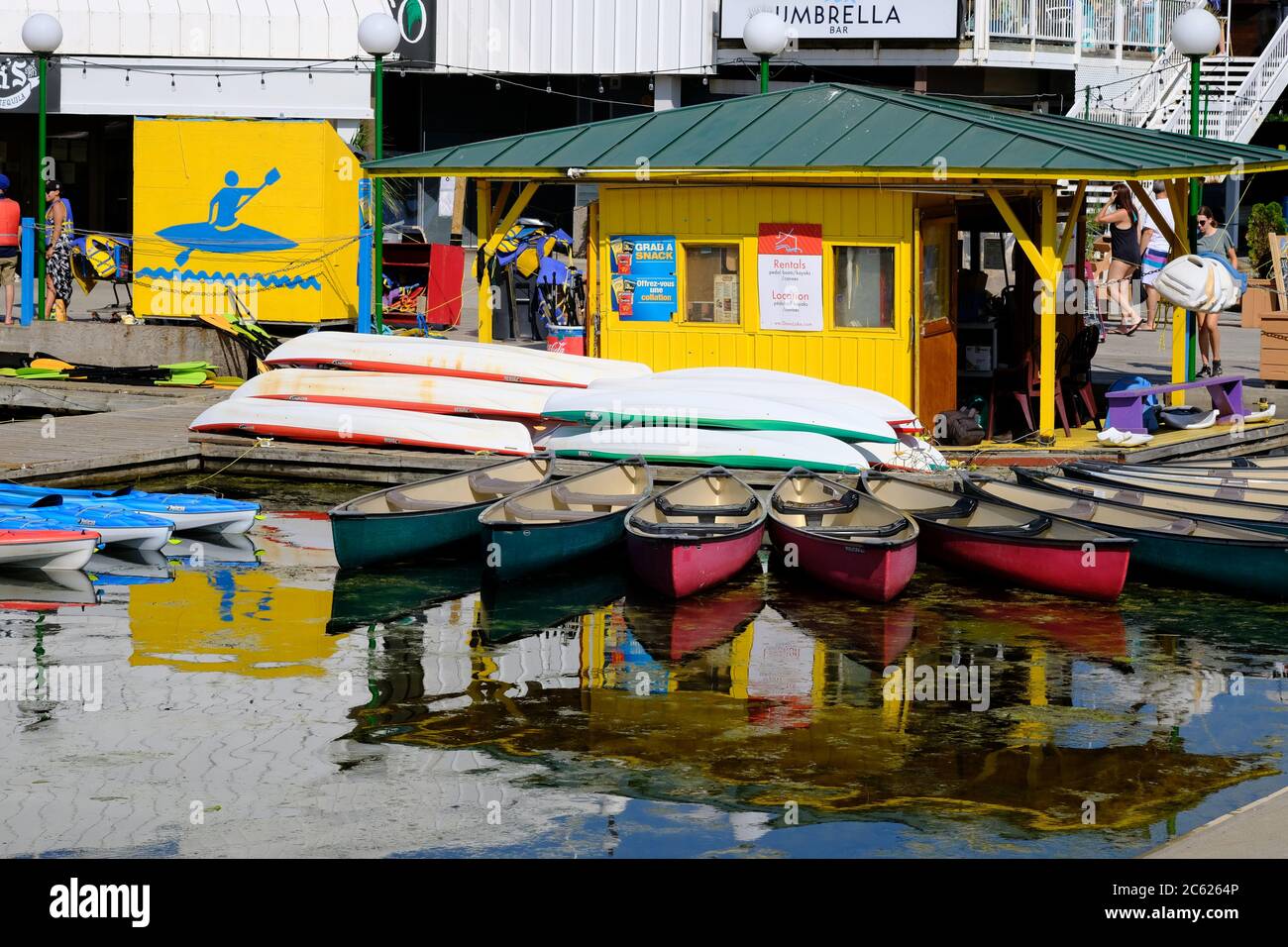 Kayak rental booth hires stock photography and images Alamy