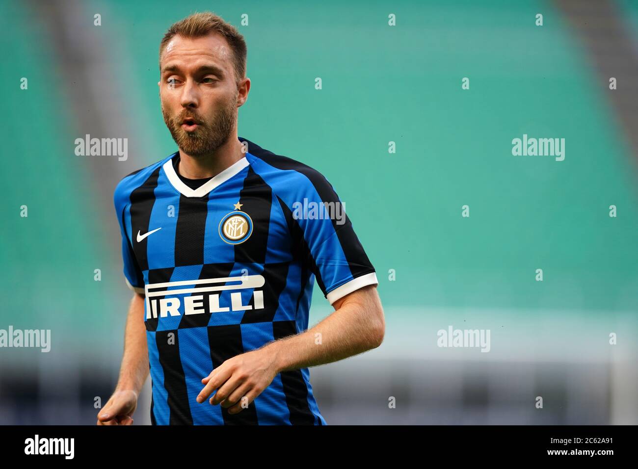 Christian Eriksen (Inter) during the Italian "Serie A match between Inter  5-1 Udinese at Giuseppe Meazza Stadium on May 23, 2021 in Milan, Italy.  (Photo by Maurizio Borsari/AFLO Stock Photo - Alamy