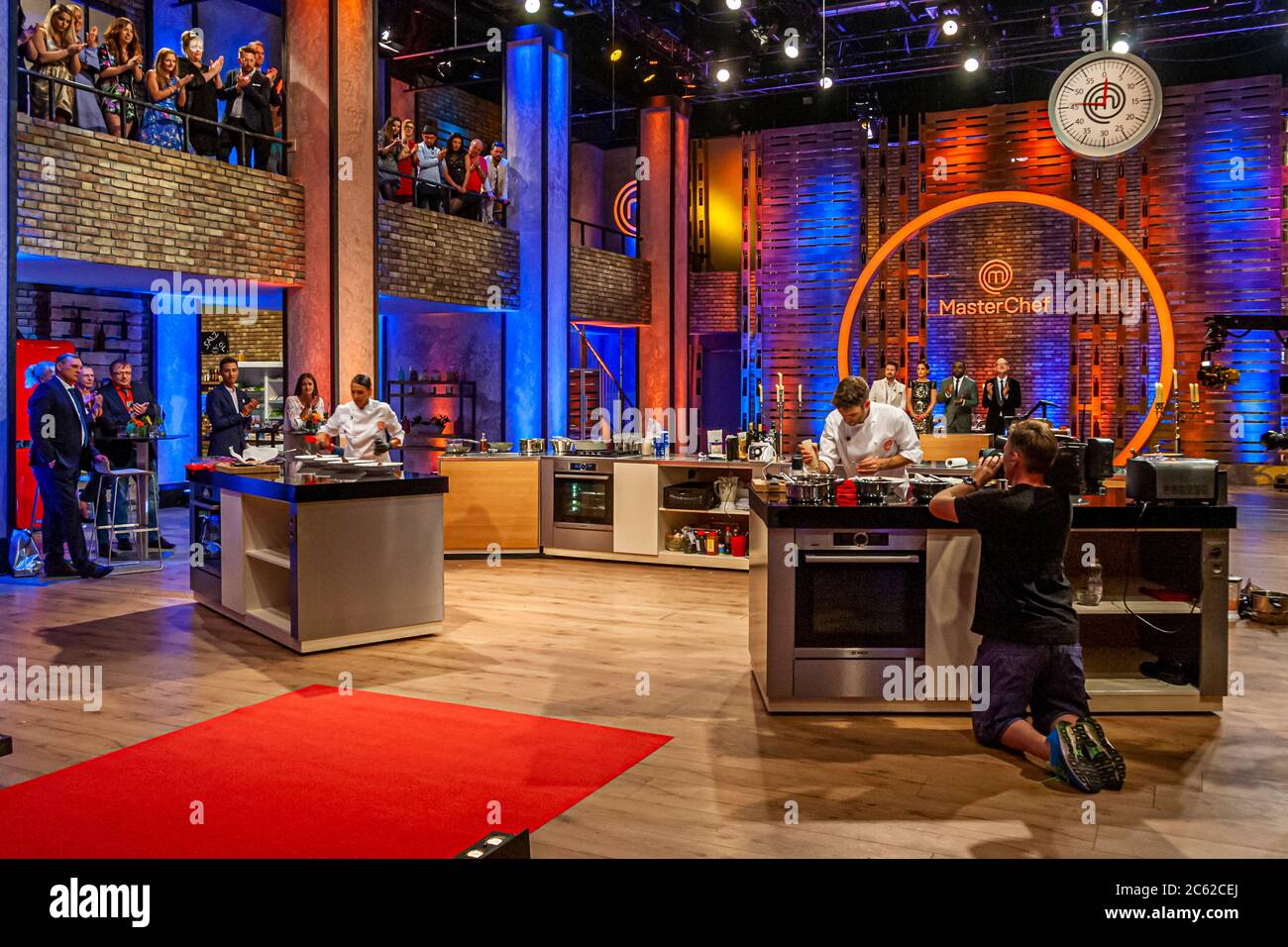 Master Chef Competition in TV Studio, Cologne, Germany Stock Photo Alamy