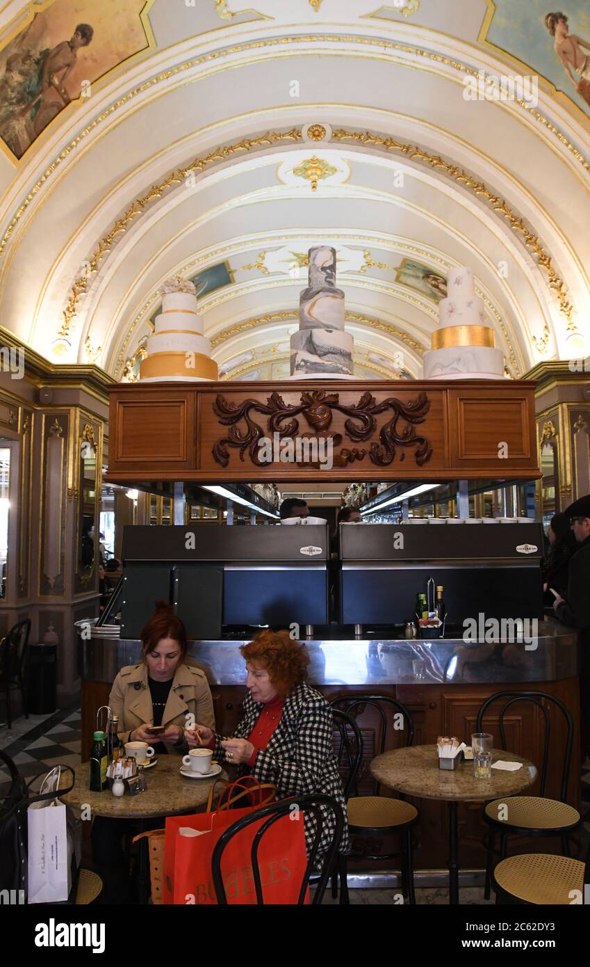 Valletta, Malta. 18th Feb, 2020. The historic Caffe Cordina in central