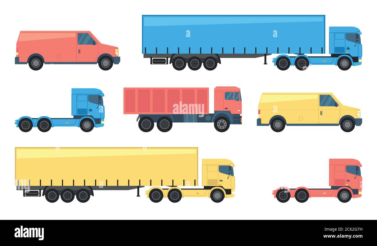 Vector set of various icons cars. Stylish retro car line icons set isolated transport Stock Vector