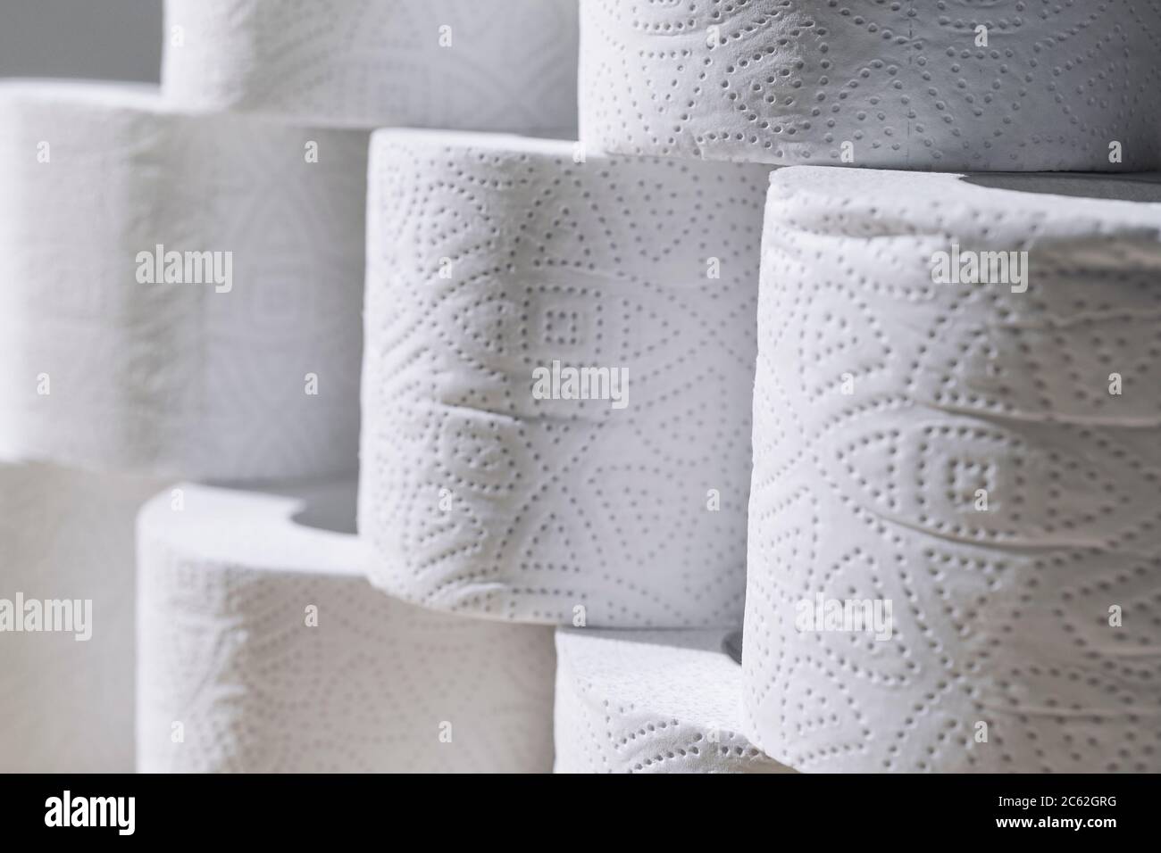 rolls of blank slip paper Stock Photo Alamy