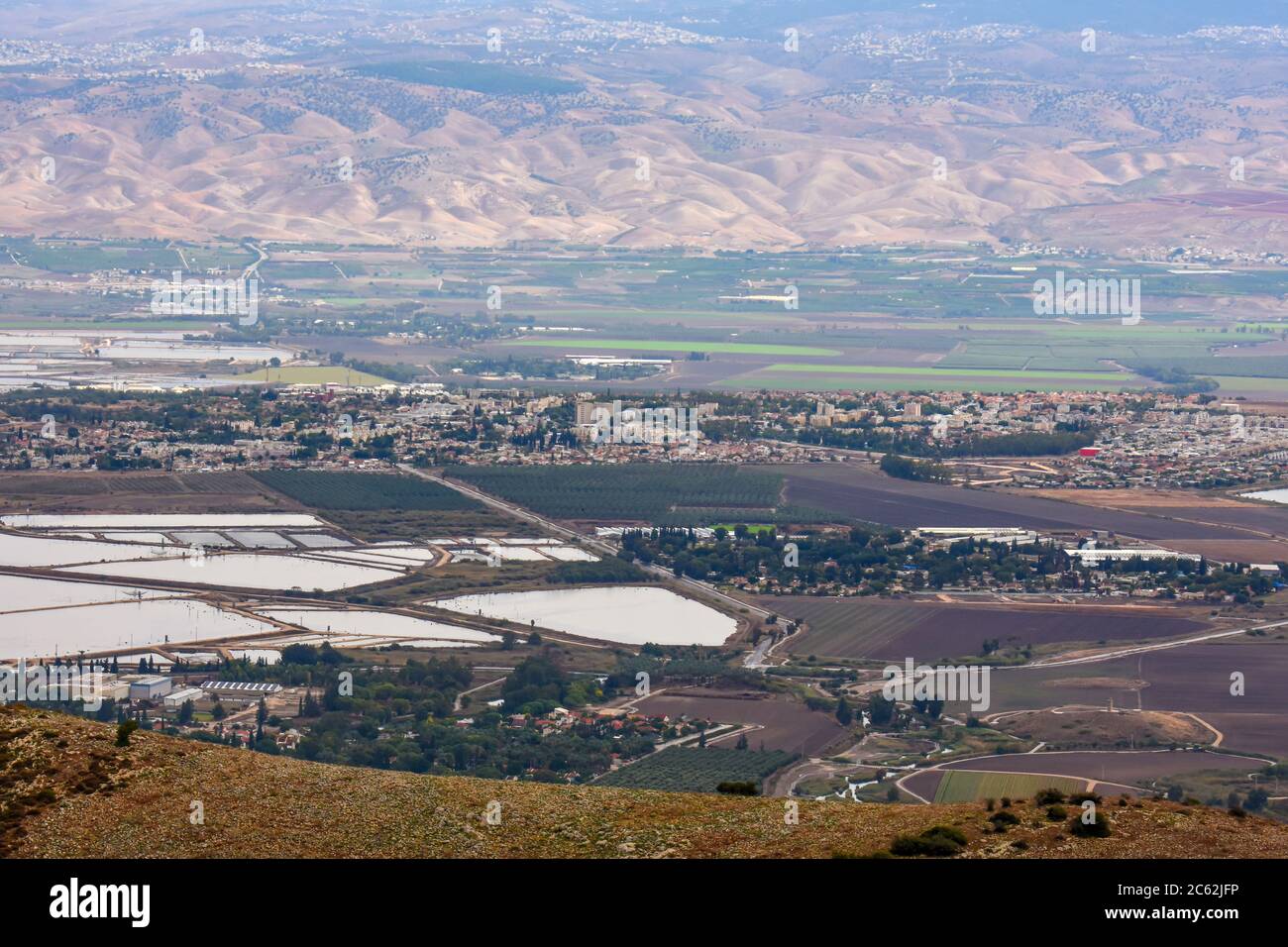 Beit Shean, Jordan valley, Israel Stock Photo