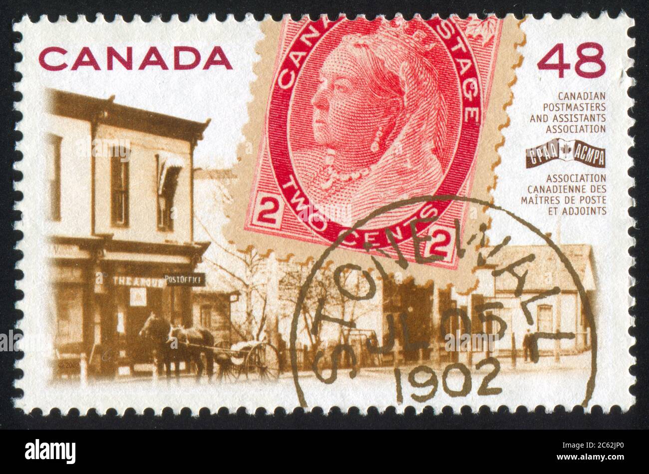Queen victoria stamp england hi-res stock photography and images - Alamy