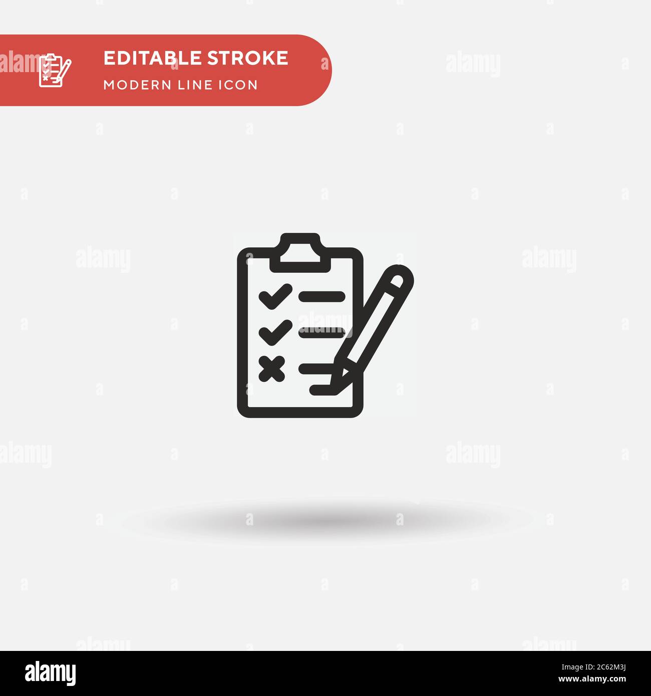 Test Simple vector icon. Illustration symbol design template for web ...