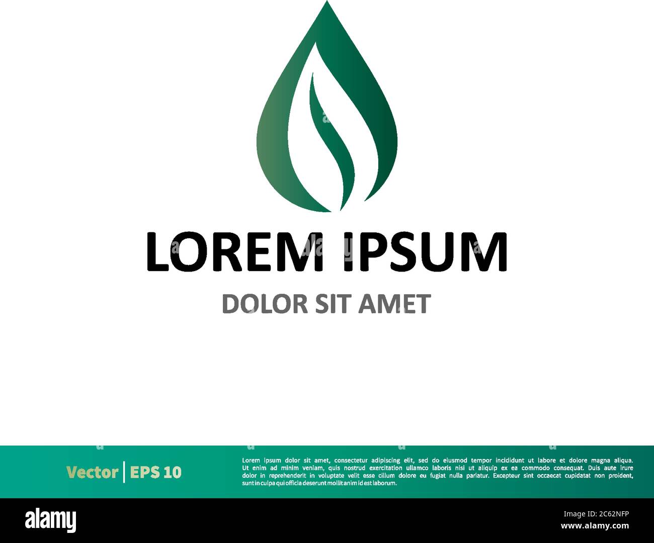 Green Leaf Icon Vector Logo Template Illustration Design. Editable Vector EPS 10. Stock Vector