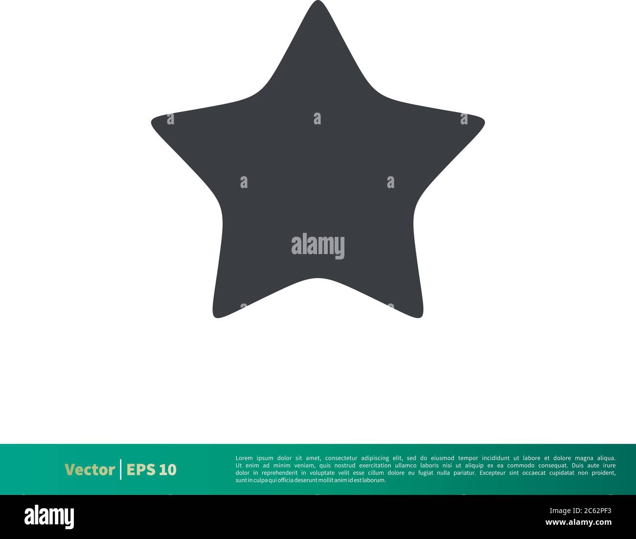 Simple Star Shape Icon Vector Logo Template Illustration Design. Editable Vector EPS 10. Stock Vector