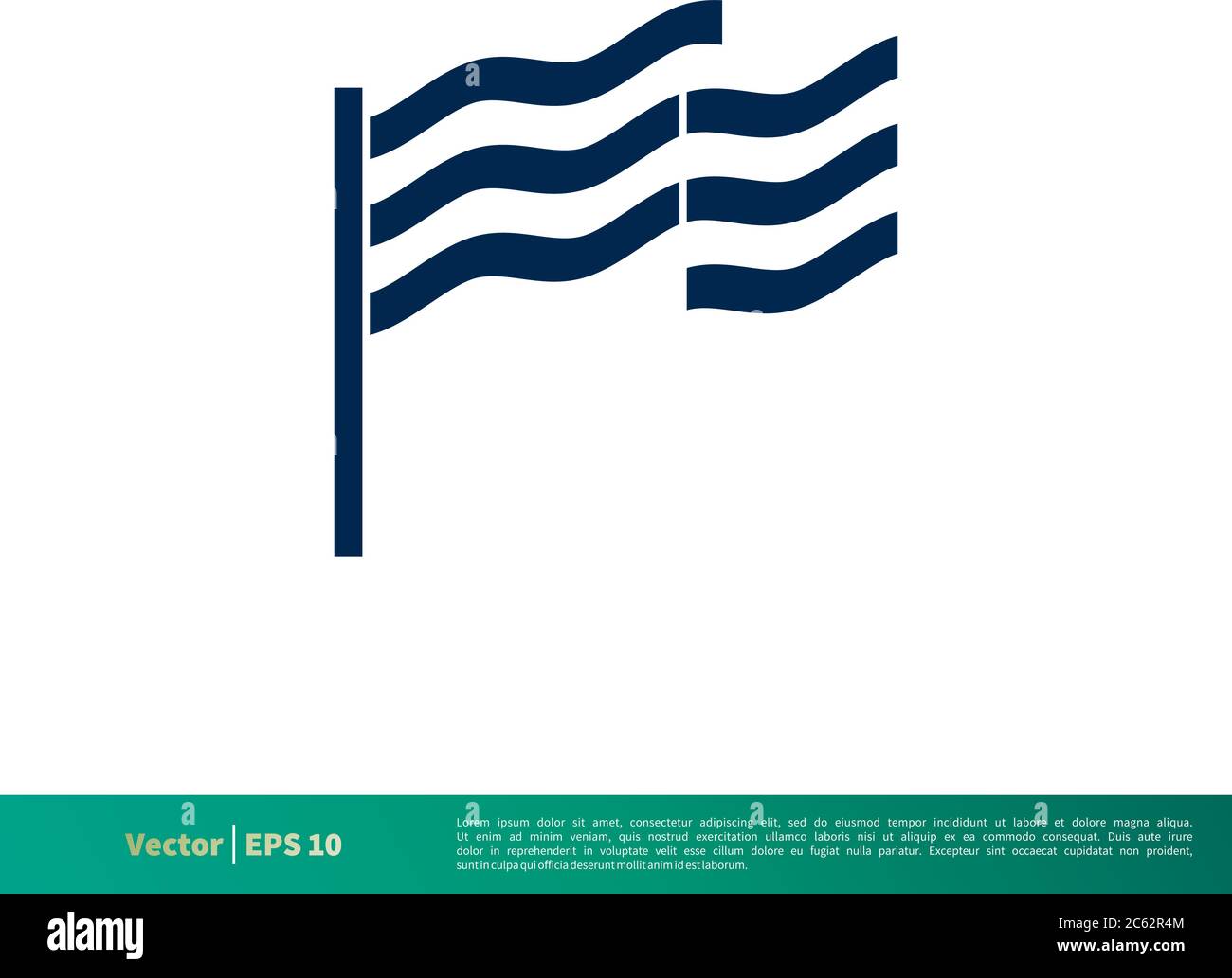 Greece Flag Icon Vector Logo Template. Editable Vector EPS 10 Stock ...