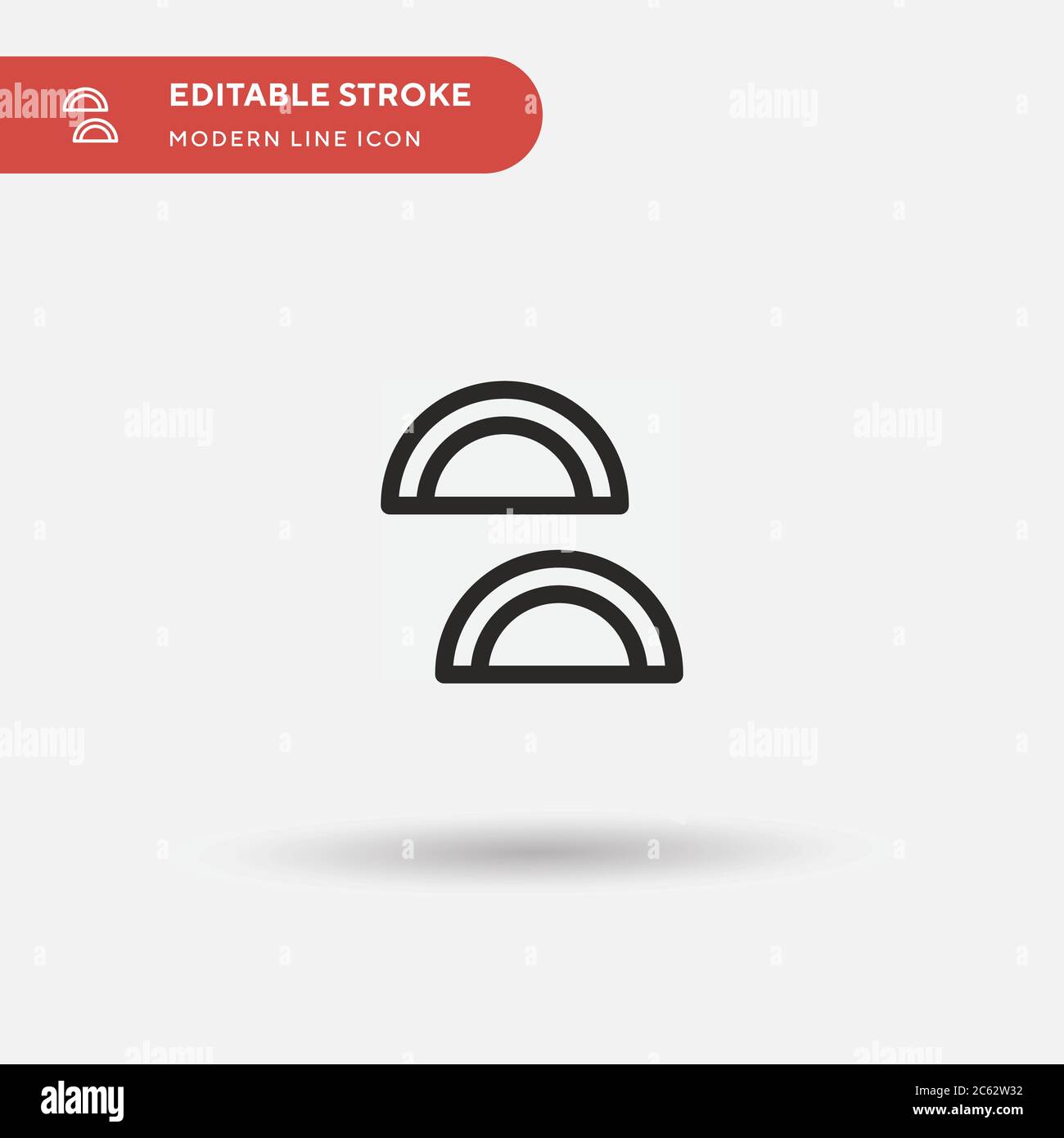 Gujia Simple vector icon. Illustration symbol design template for web ...