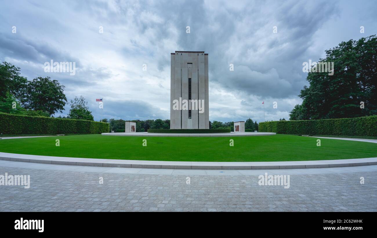 American War Cemetery Luxembourg June 28 2020 Stock Photo