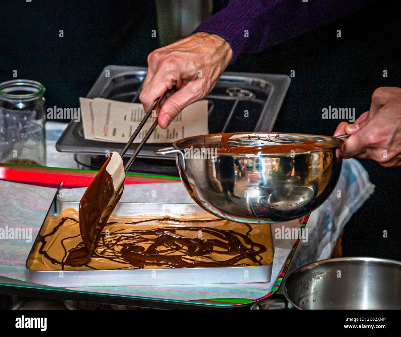 Chocolate Truffle in Grevenbroich, Germany Stock Photo Alamy