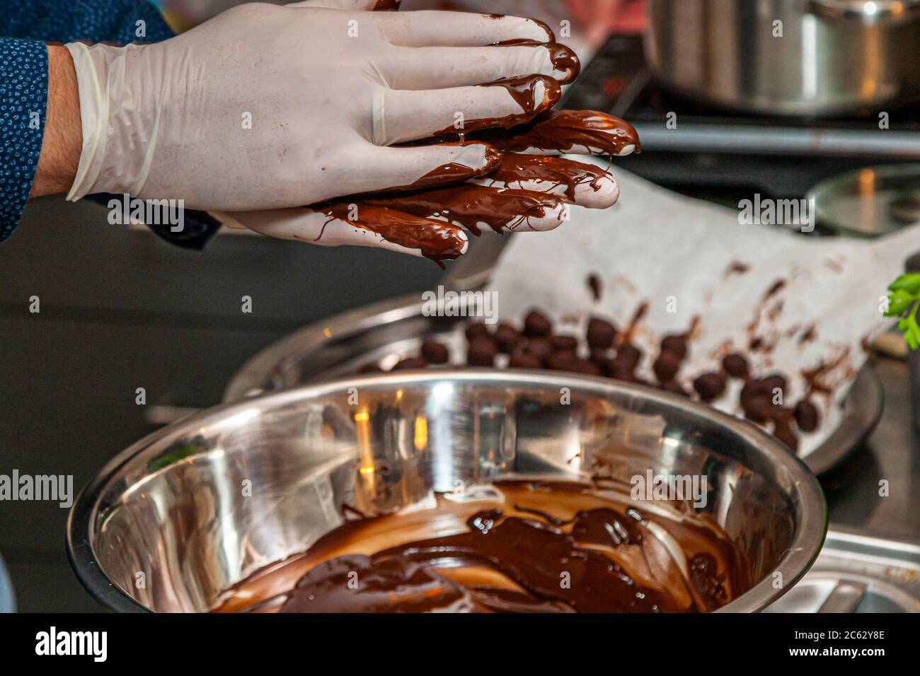 Chocolate Truffle in Grevenbroich, Germany Stock Photo Alamy