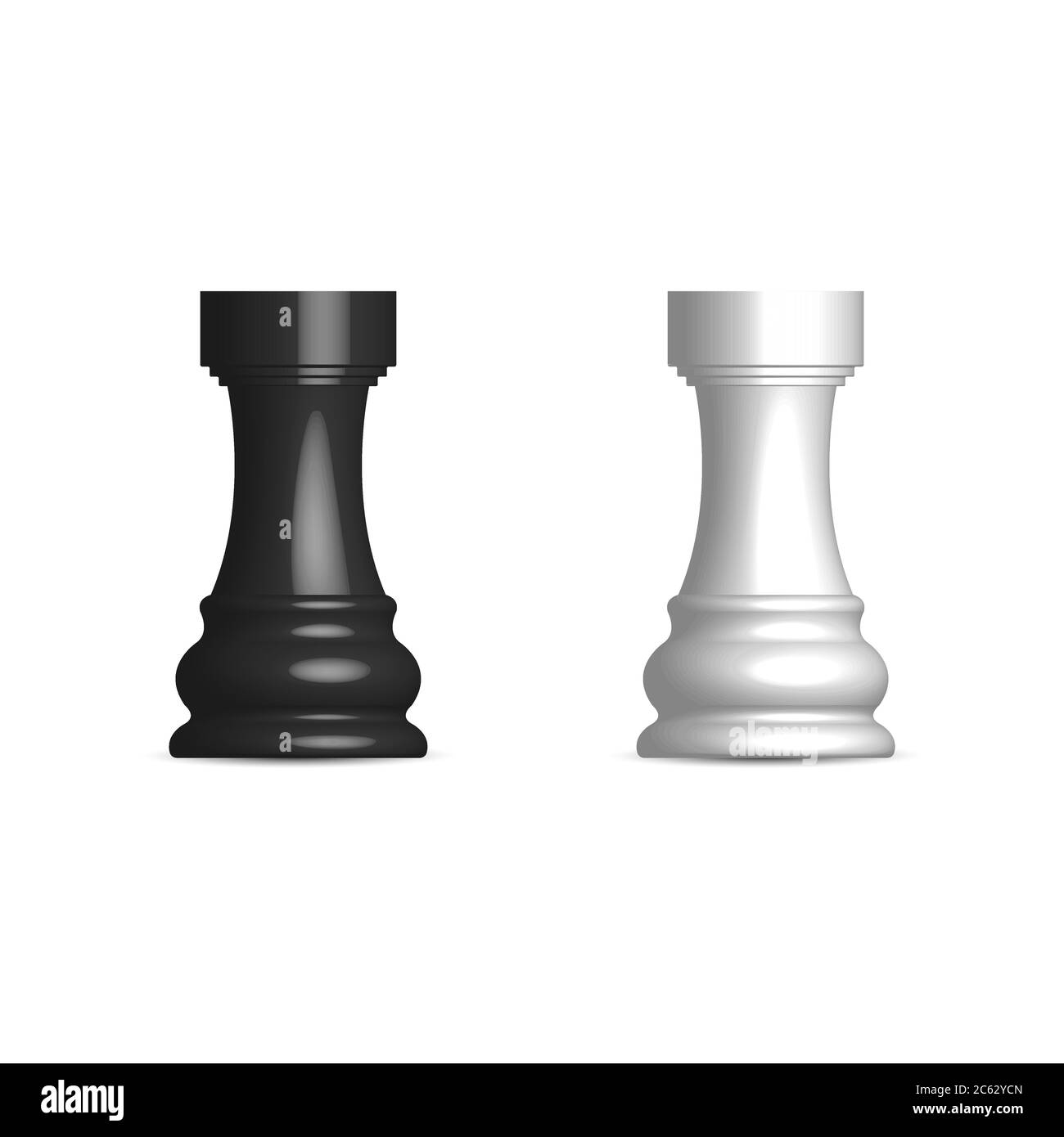 Rook Chess Piece polygon art | Photographic Print