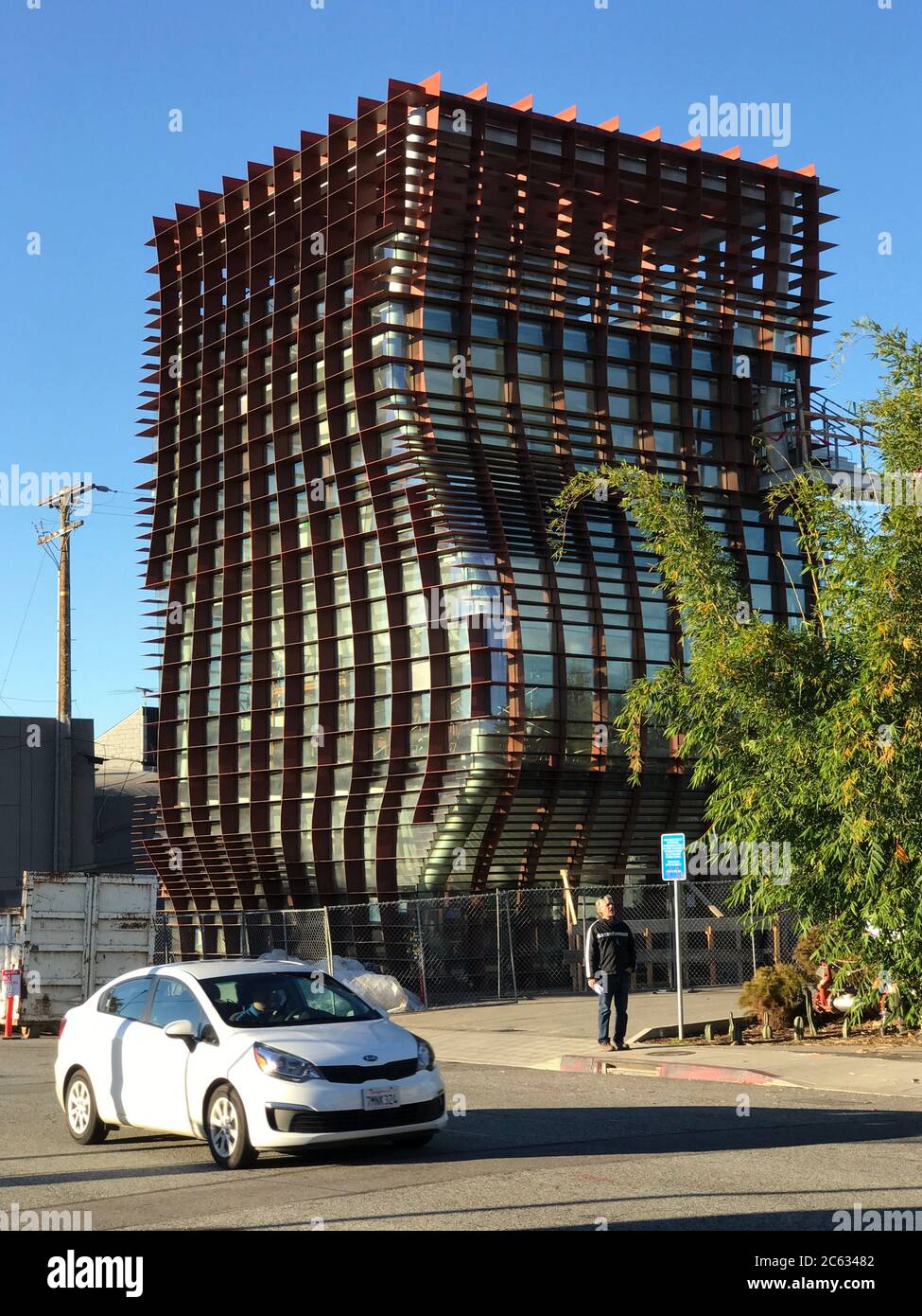 Cutting edge architecture in Culver City, CA Stock Photo