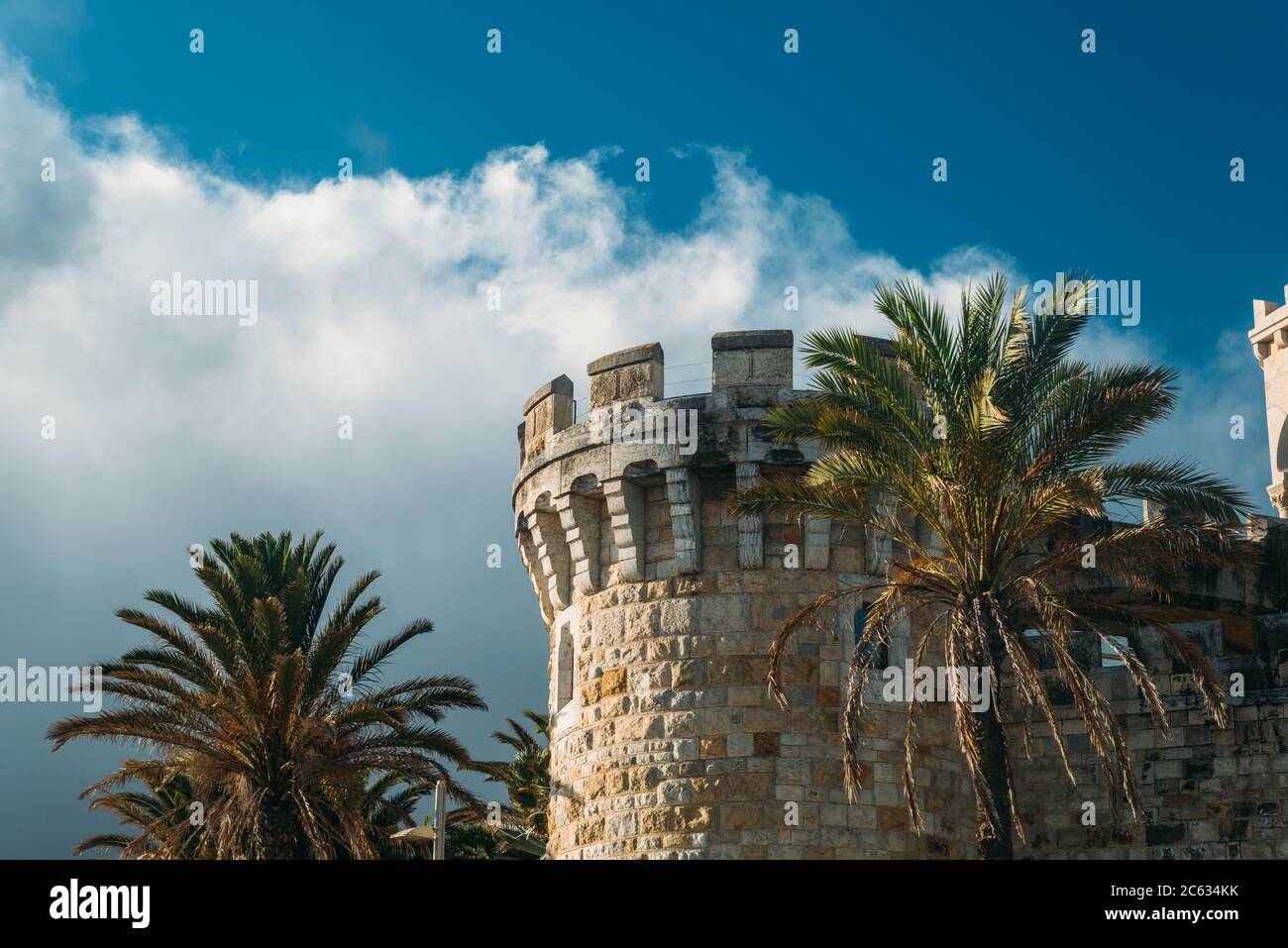 Estoril castle near Lisbon, Portugal Stock Photo