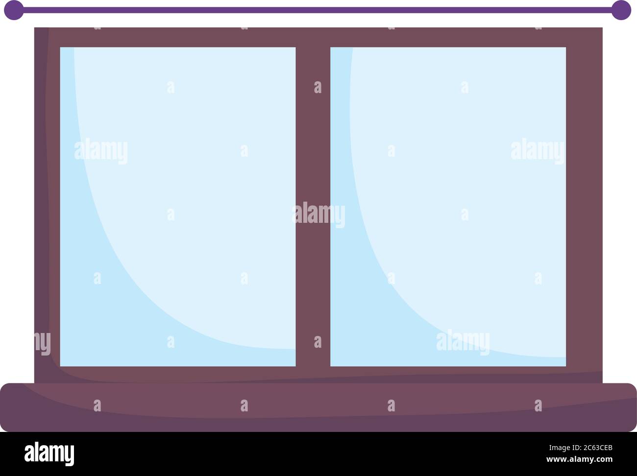 window frame decoration interior isolated design icon white background ...