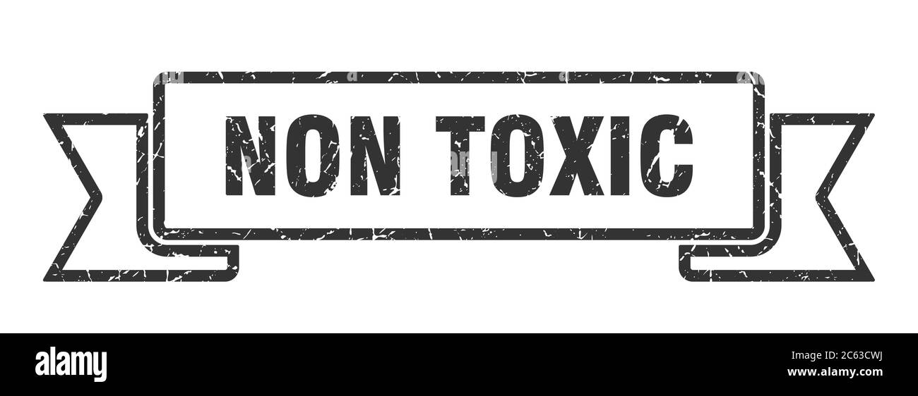 https://c8.alamy.com/comp/2C63CWJ/non-toxic-ribbon-non-toxic-grunge-band-sign-non-toxic-banner-2C63CWJ.jpg