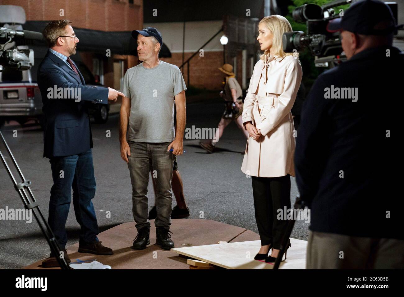 Irresistible From Left Steve Carell Director Jon Stewart Rose Byrne