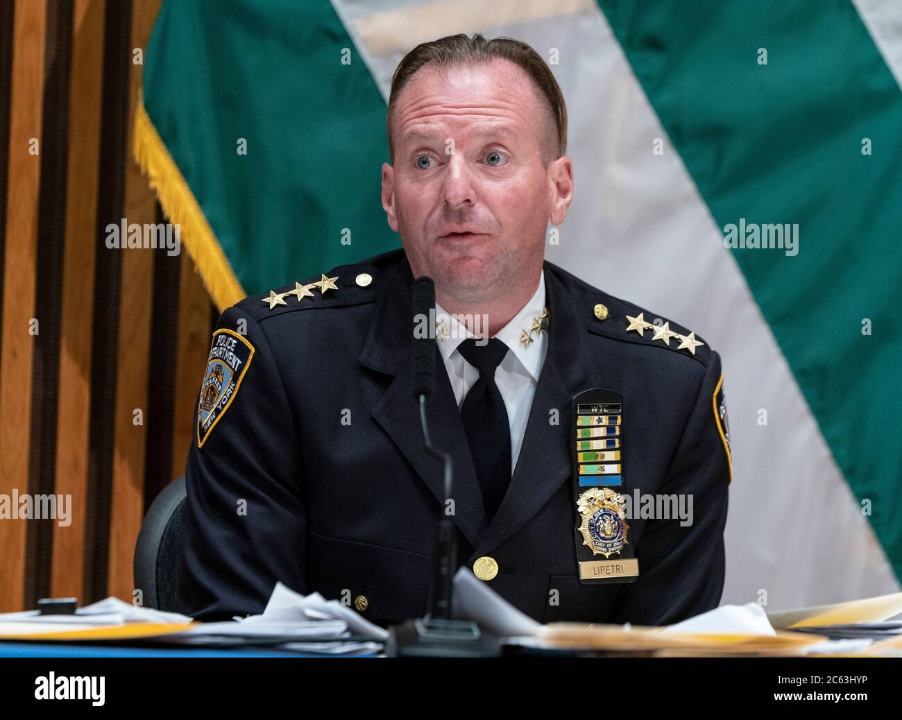 New York, NY - July 6, 2020: Chief of Crime Control Strategies Mike ...
