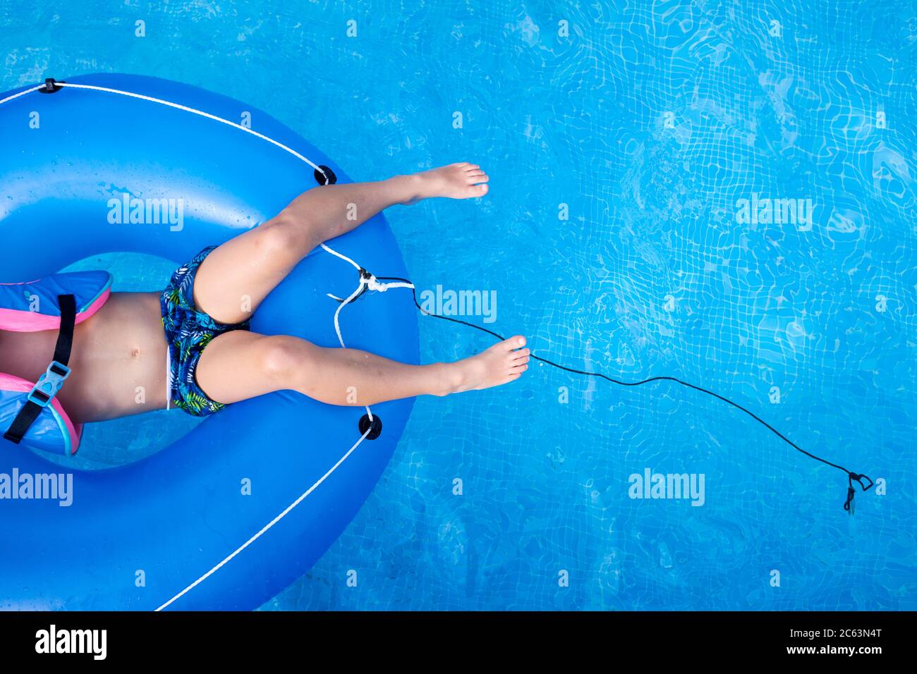 large round pool floats