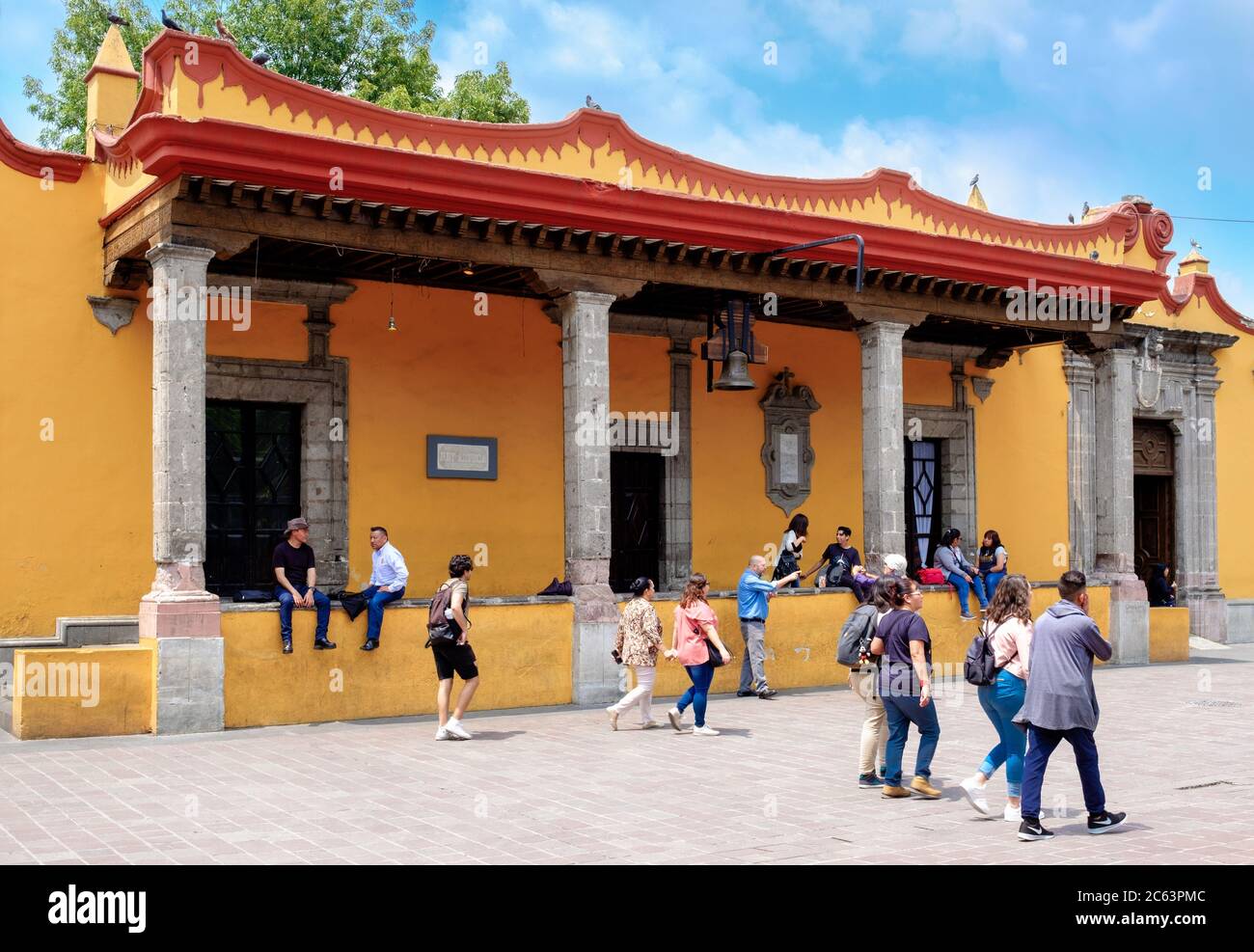 The colonial Town Hall at Coyoacan in Mexico City, known as the house
