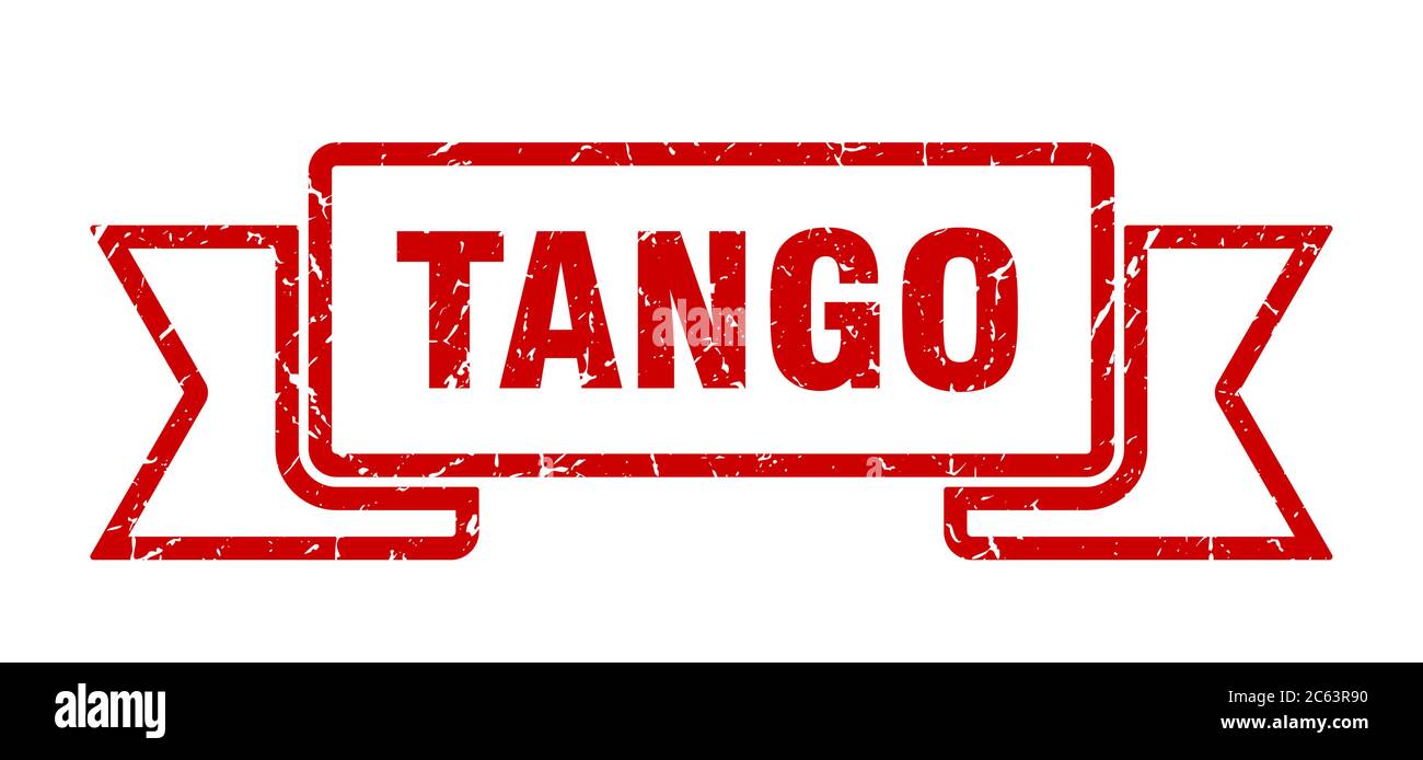 Tango Signs tango ribbon. tango grunge band sign. tango banner Stock Vector Image ...