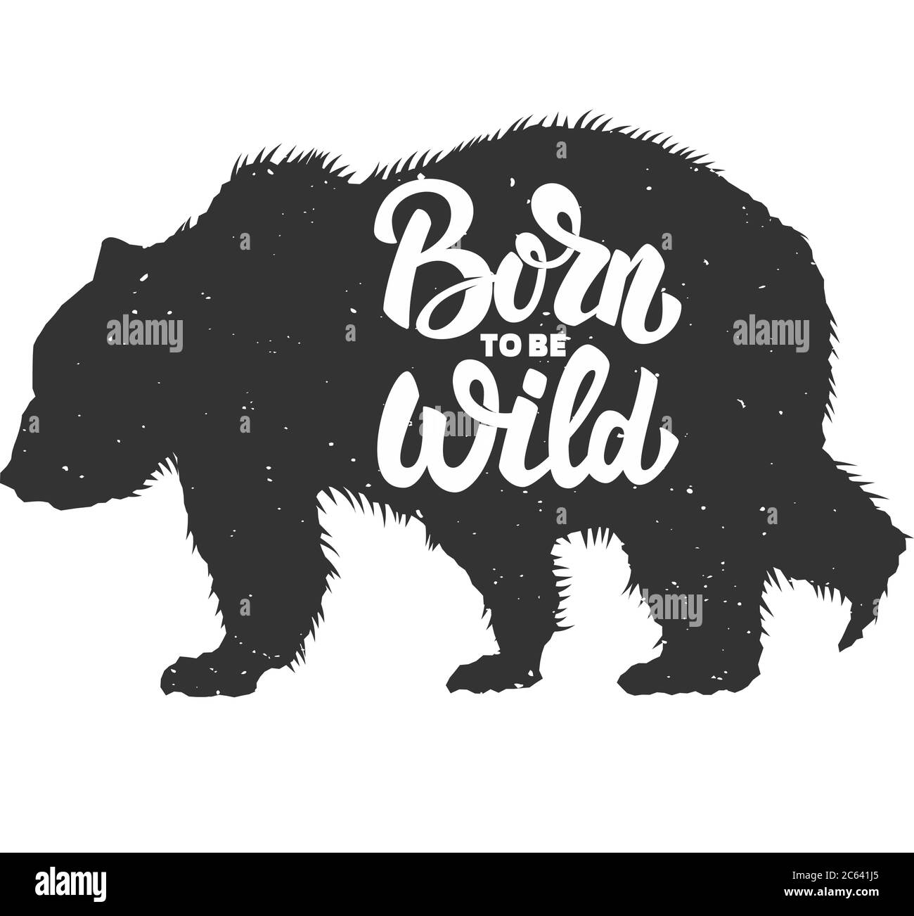 Bear head silhouette tattoo logo template  Stock Illustration  100540570  PIXTA